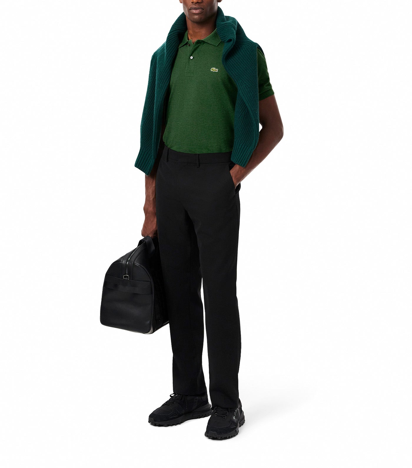 Lacoste Classic Fit L.12.12 Heavy Petit Piqué Polo Shirt Green