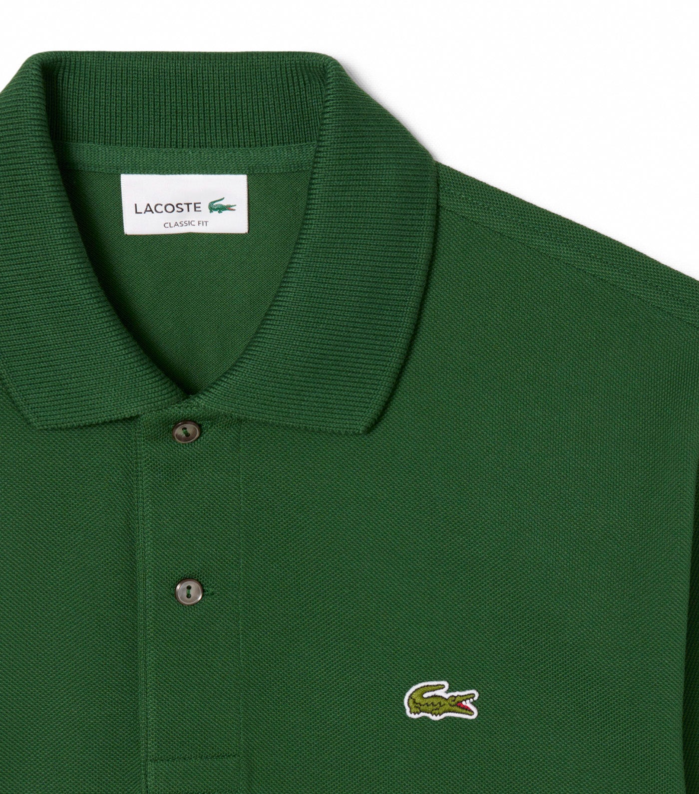Lacoste Classic Fit L.12.12 Heavy Petit Piqué Polo Shirt Green