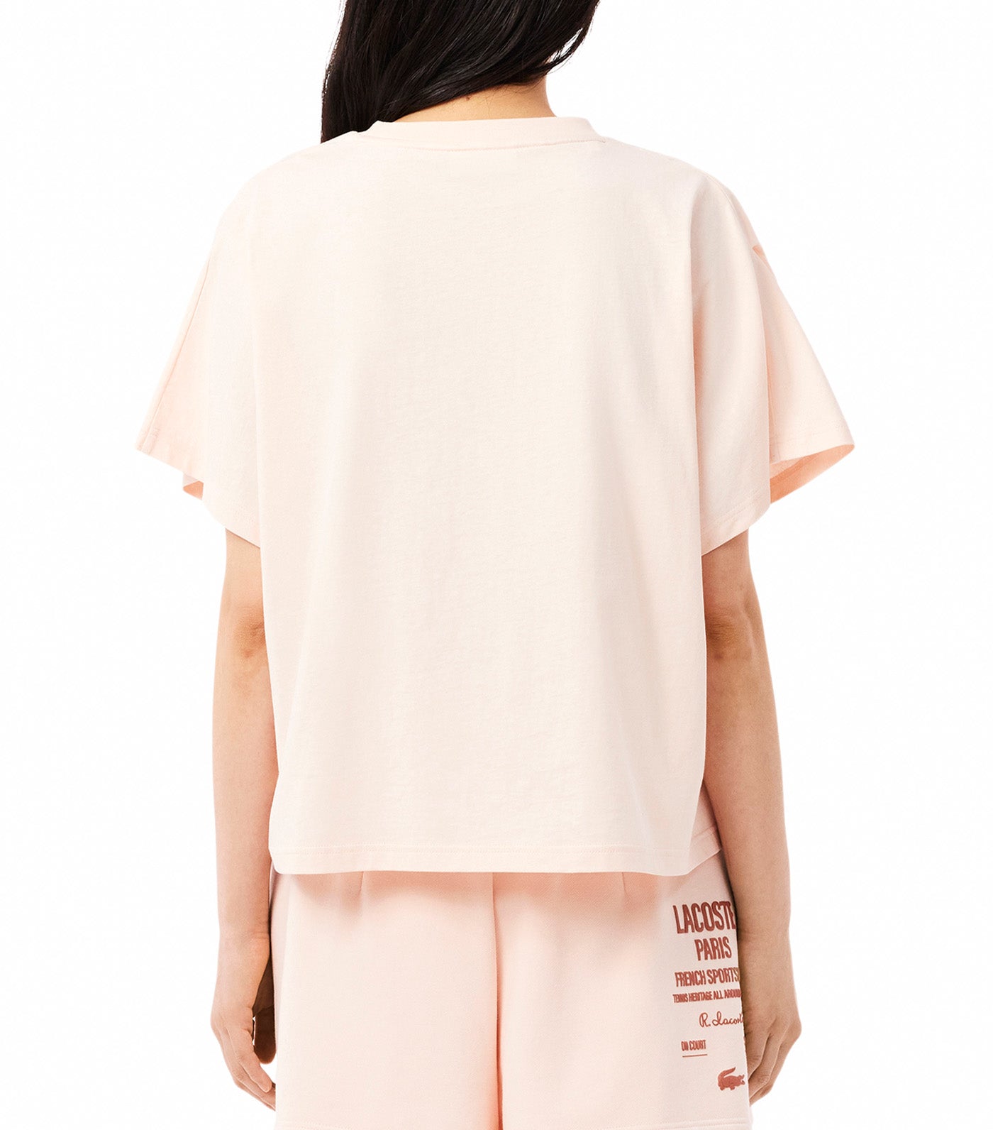 Batwing Sleeve Print T-Shirt Angora
