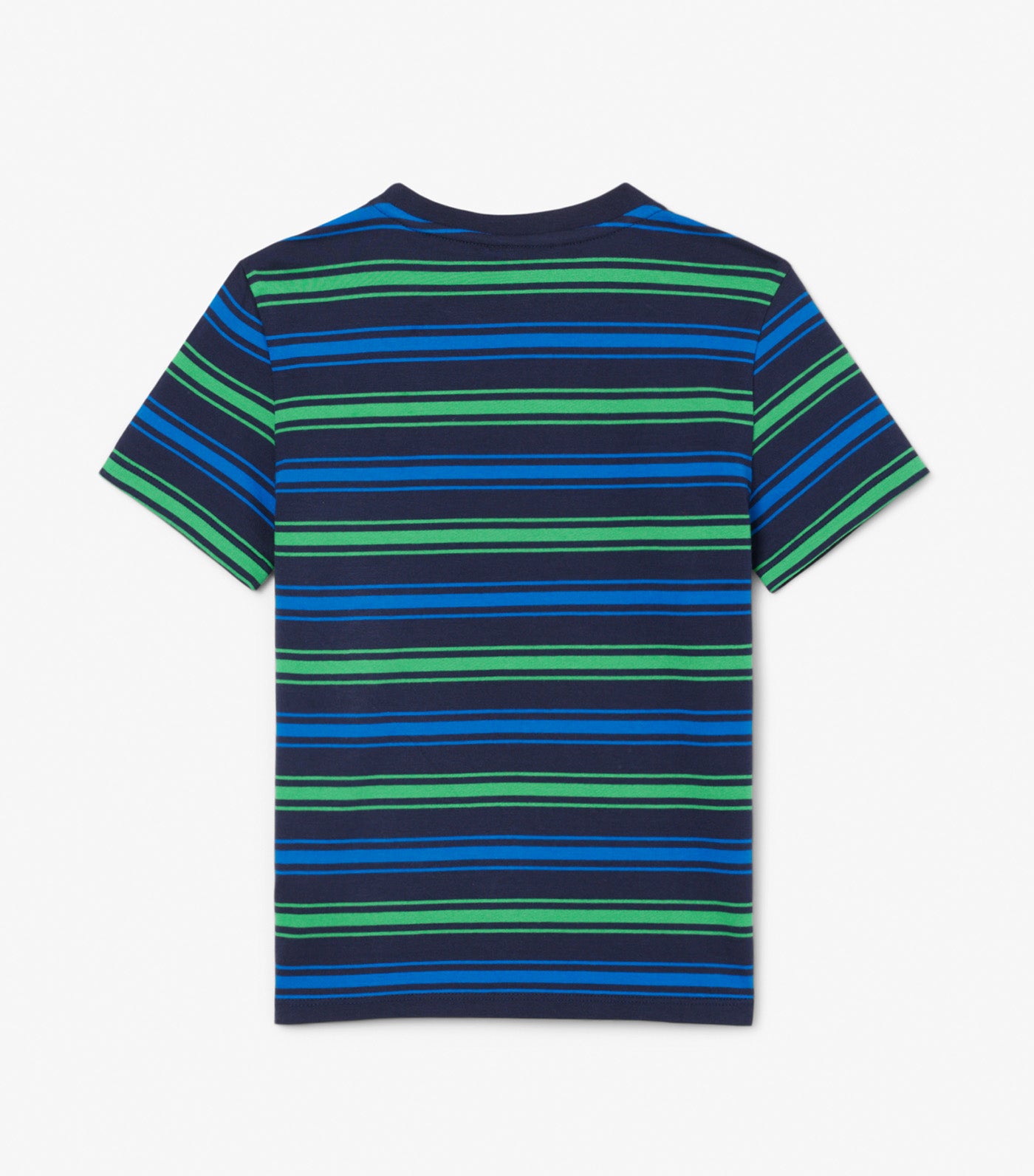 Contrast Stripe Cotton T-Shirt