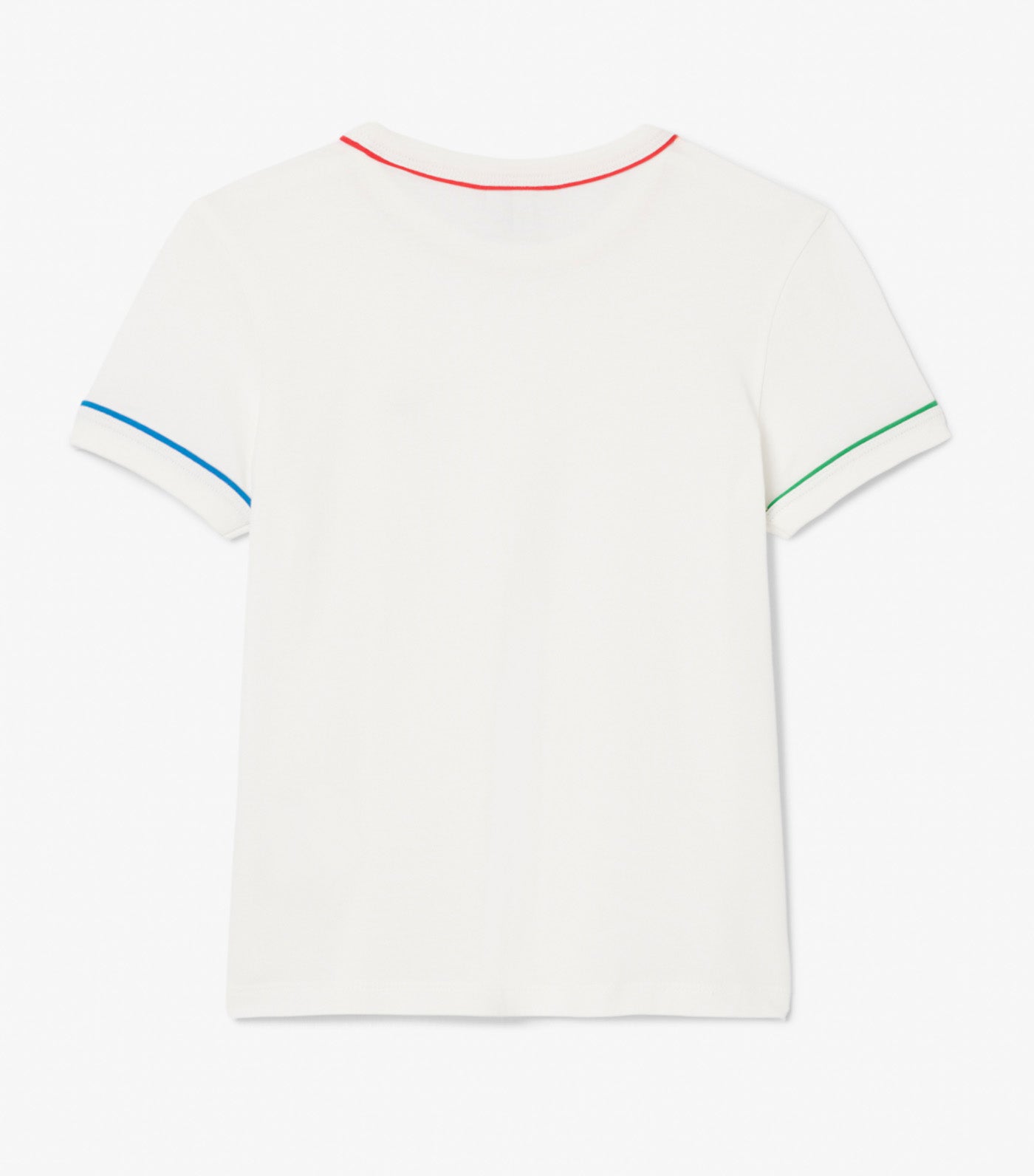 Contrast Trim Cotton T-Shirt