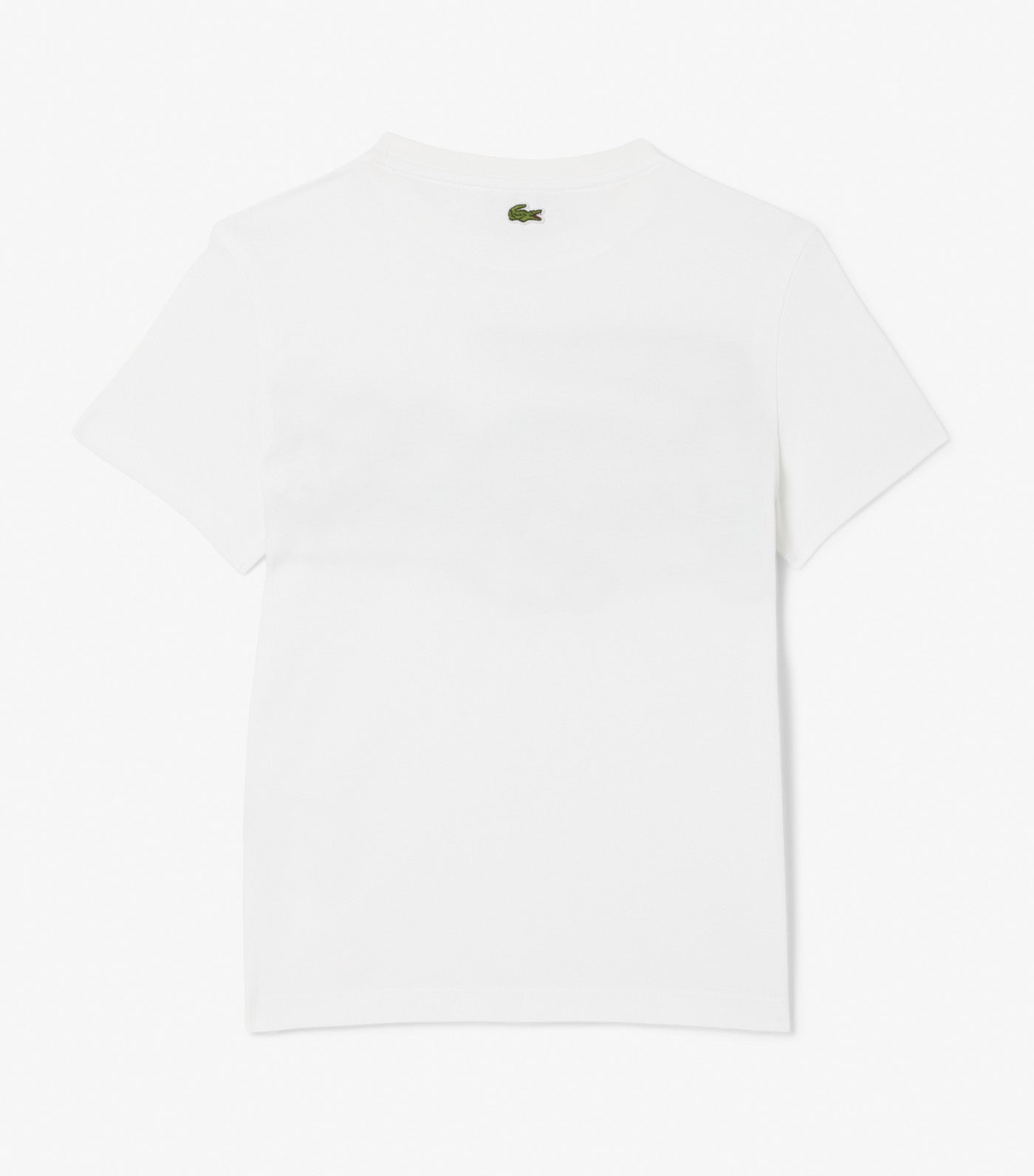 Print Crocodile Cotton T-Shirt White