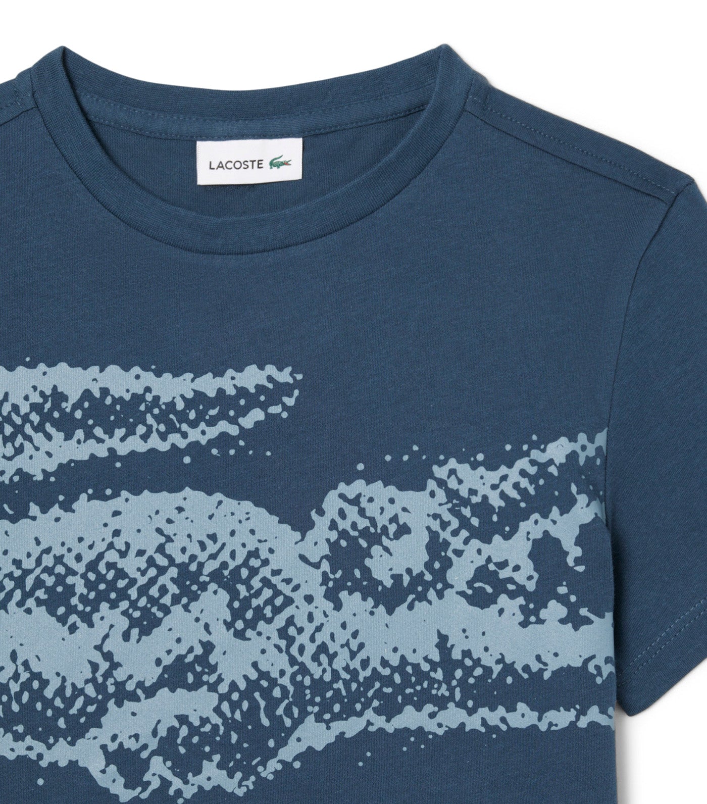 Print Crocodile Cotton T-Shirt Falcon