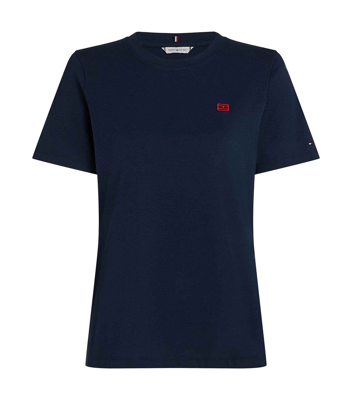 Women's Regular Contrast Flag Tee