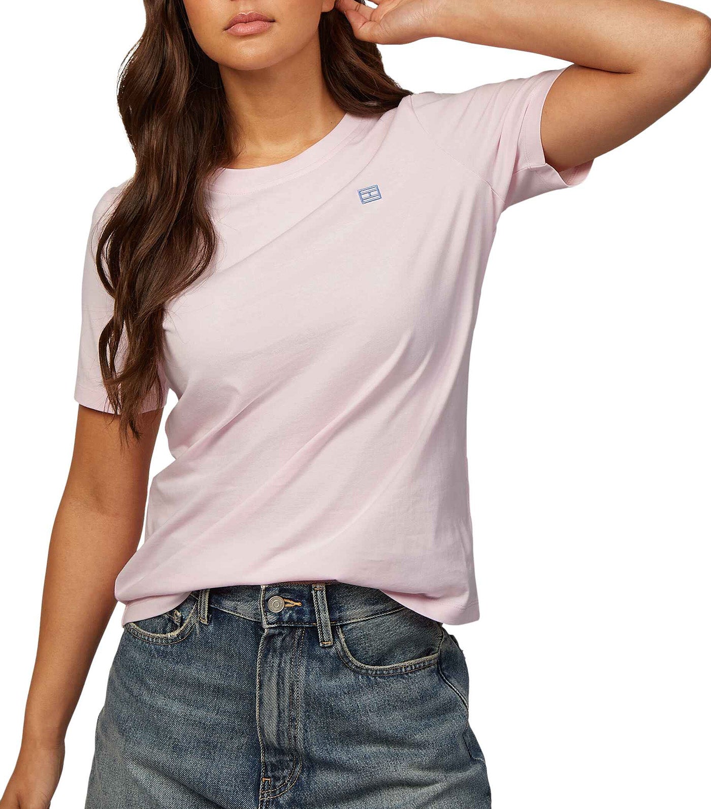 Women's Regular Contrast Flag Tee