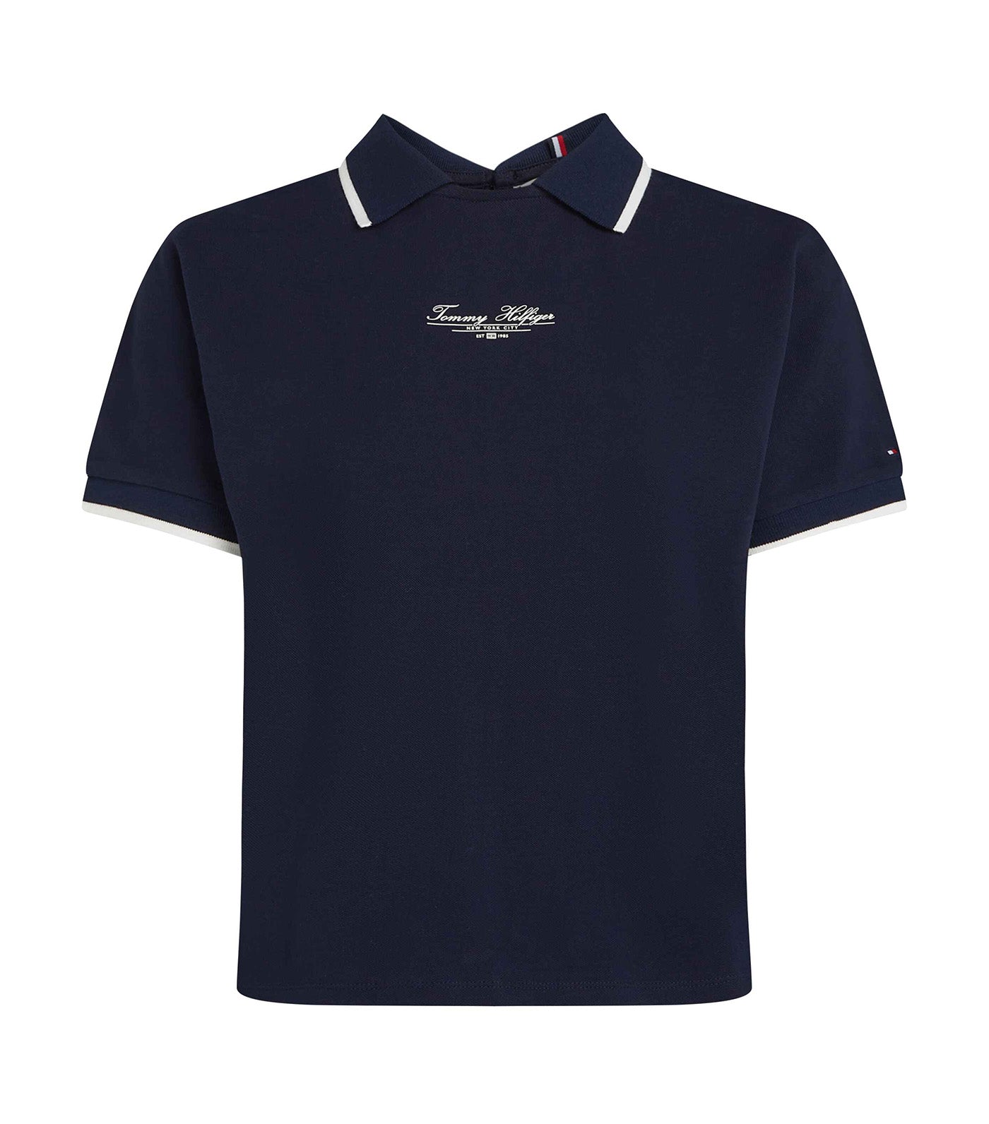 Women's Script Crew-Neck Polo