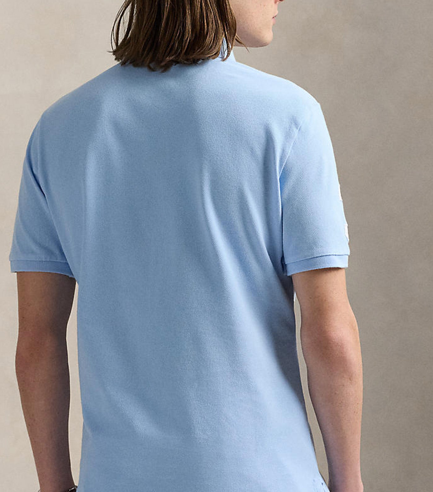 Big Pony Mesh Polo Shirt Bluebell