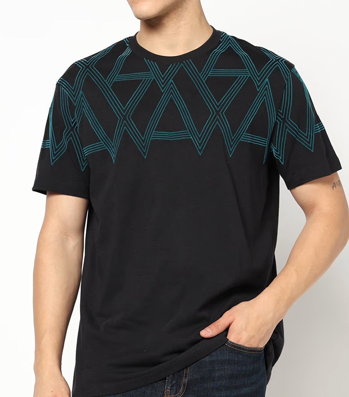 Regular Fit T-Shirt with Maxi Print