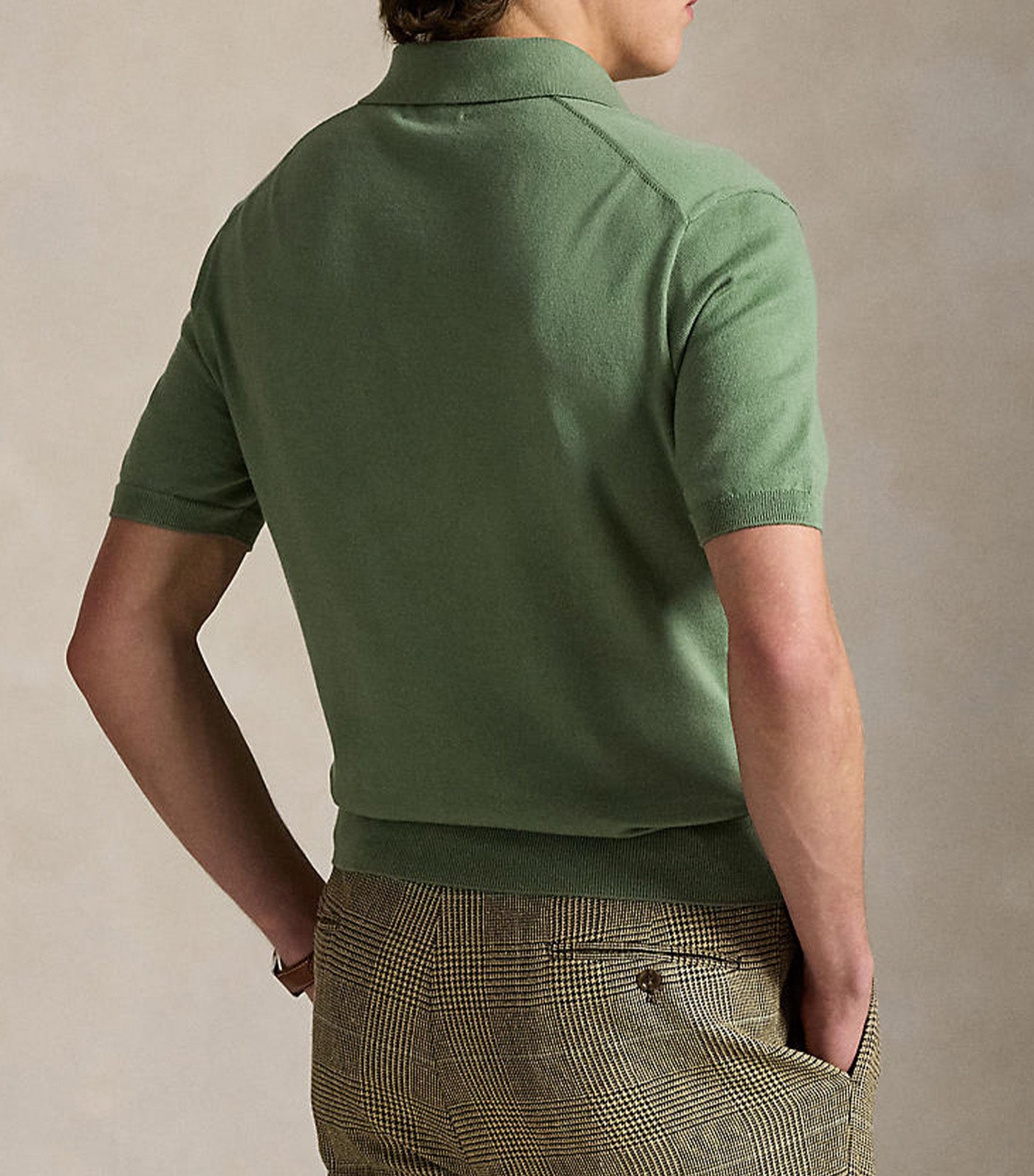 Cotton Polo-Collar Jumper