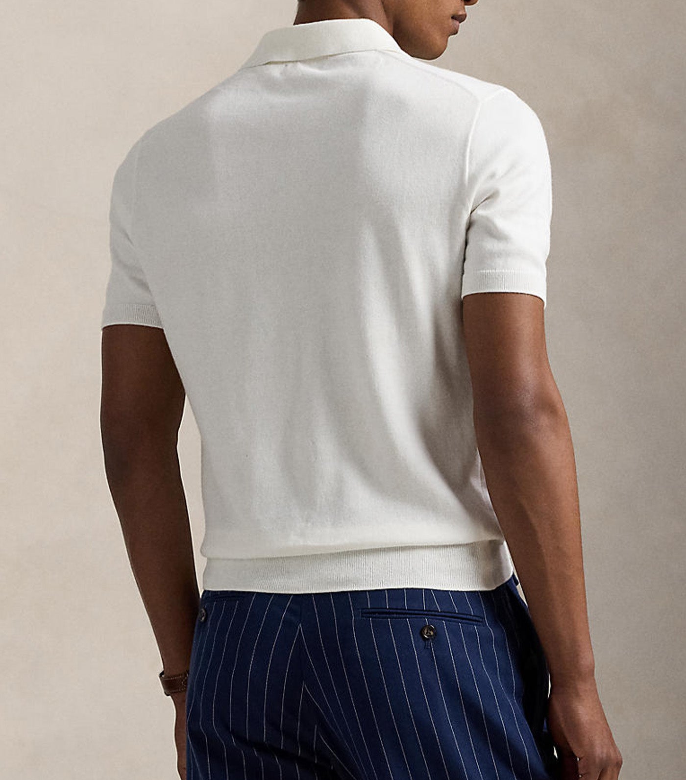 Cotton Polo-Collar Jumper