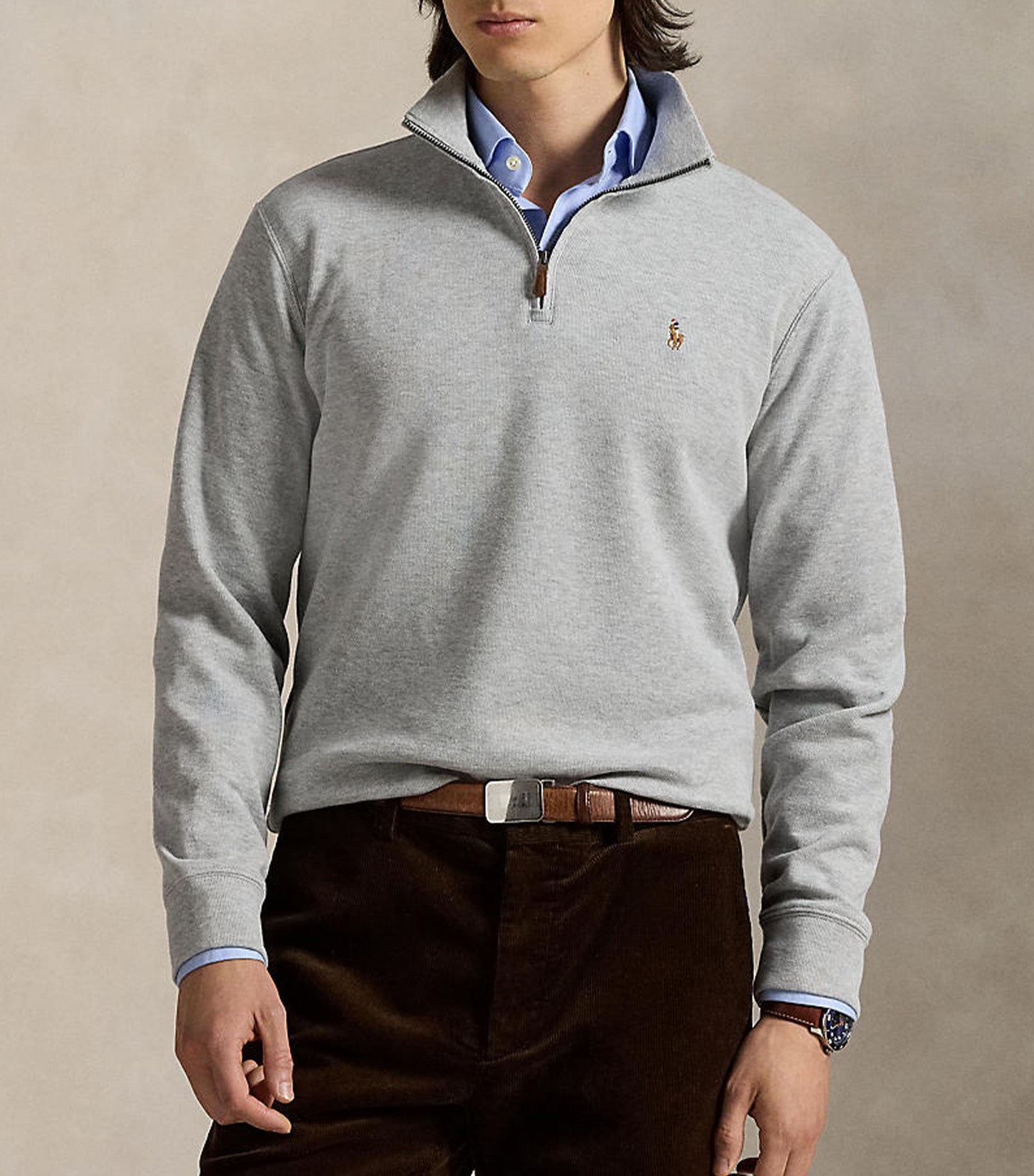 Estate-Rib Quarter-Zip Pullover