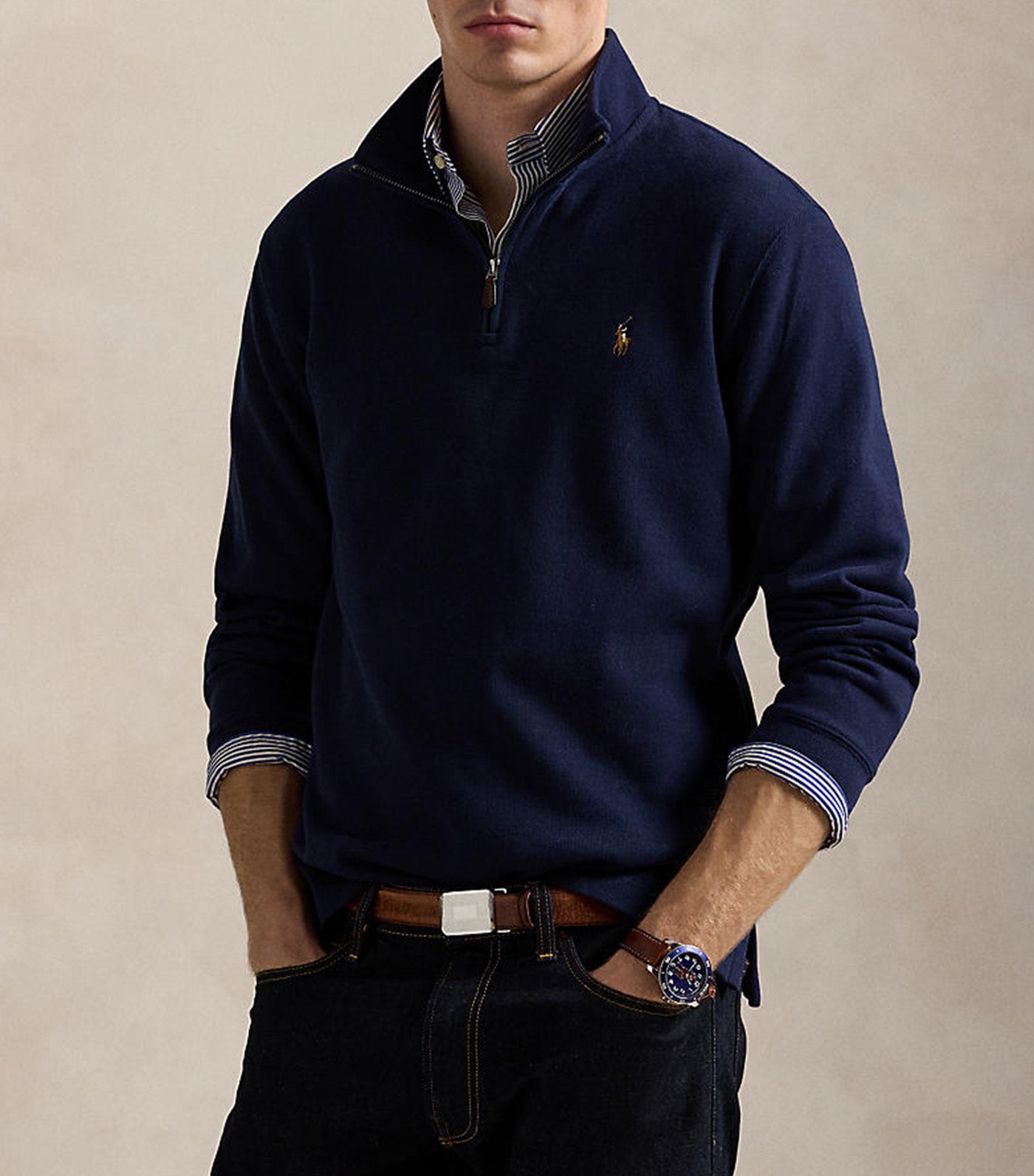 Estate-Rib Quarter-Zip Pullover