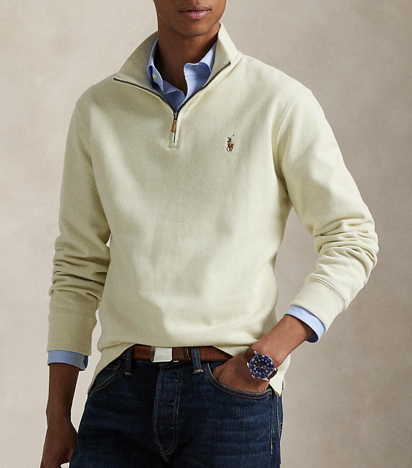 Estate-Rib Quarter-Zip Pullover