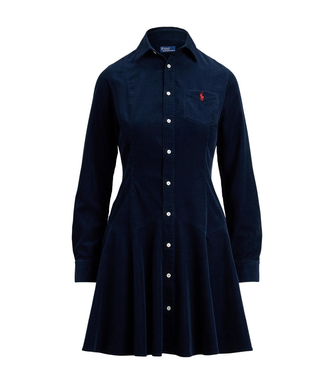 Cotton Corduroy Short Dress