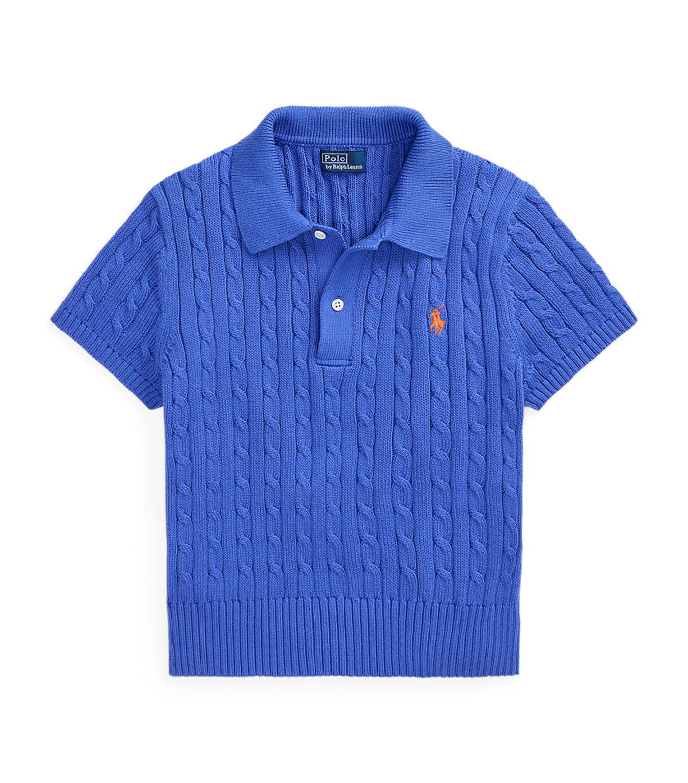 Cable Knit Polo