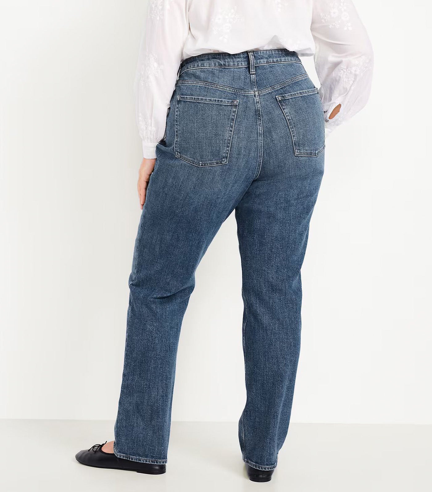 Extra High-Waisted Straight Jeans Harper
