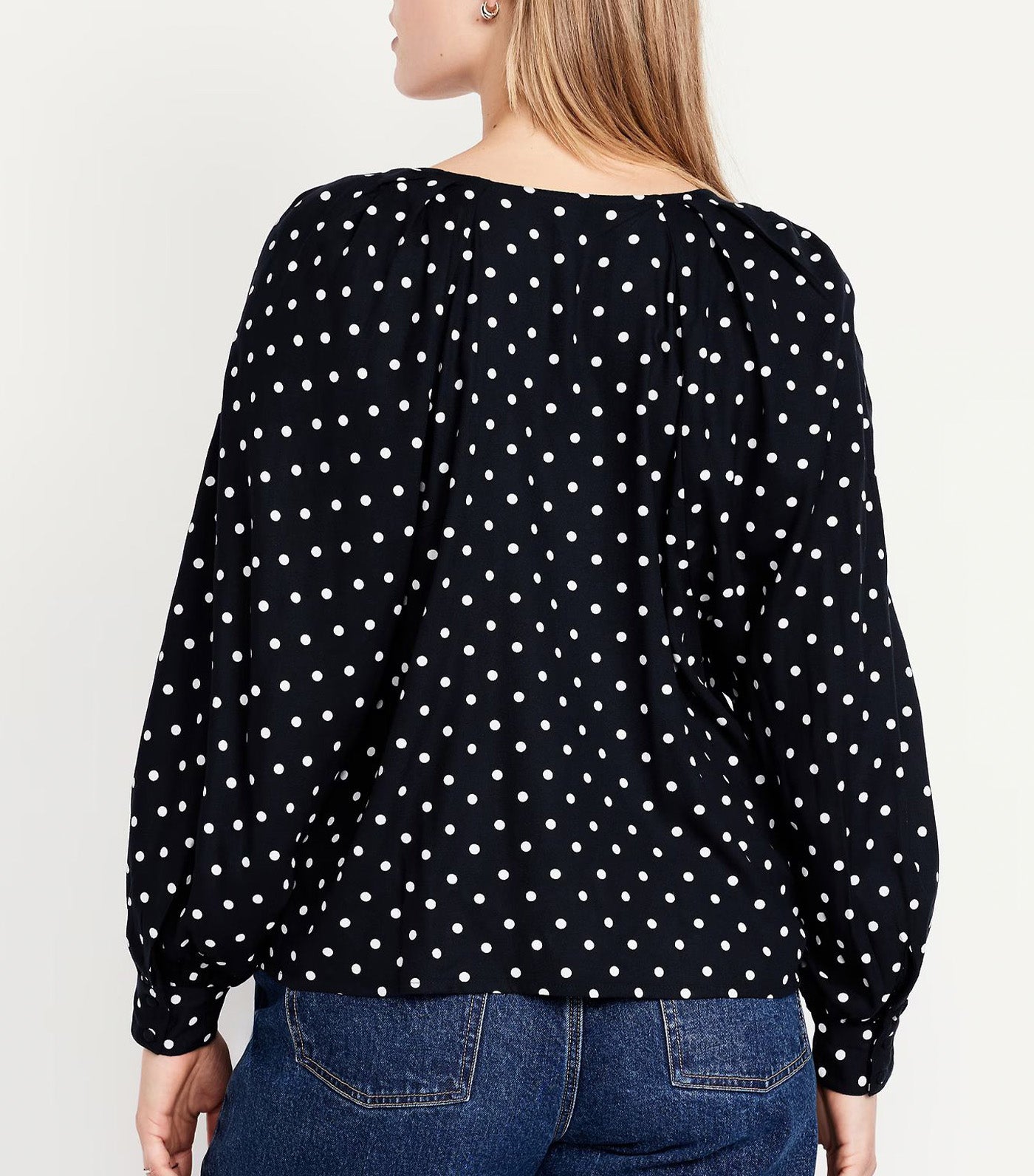 Crepe Button-Down Top