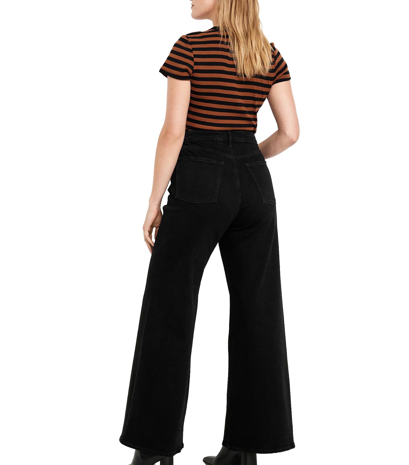 Extra High-Waisted Super Wide-Leg Jeans Black Jack