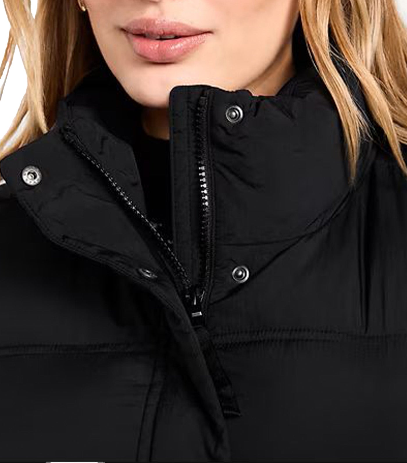 Old Navy Water-Resistant Nylon Puffer Jacket Black Jack