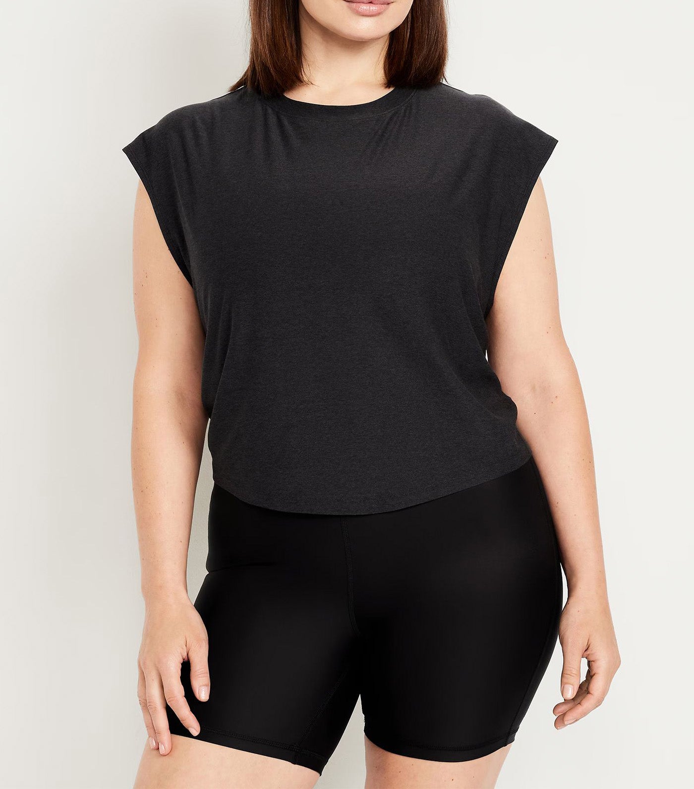 CloudMotion Split-Back Top Black Jack