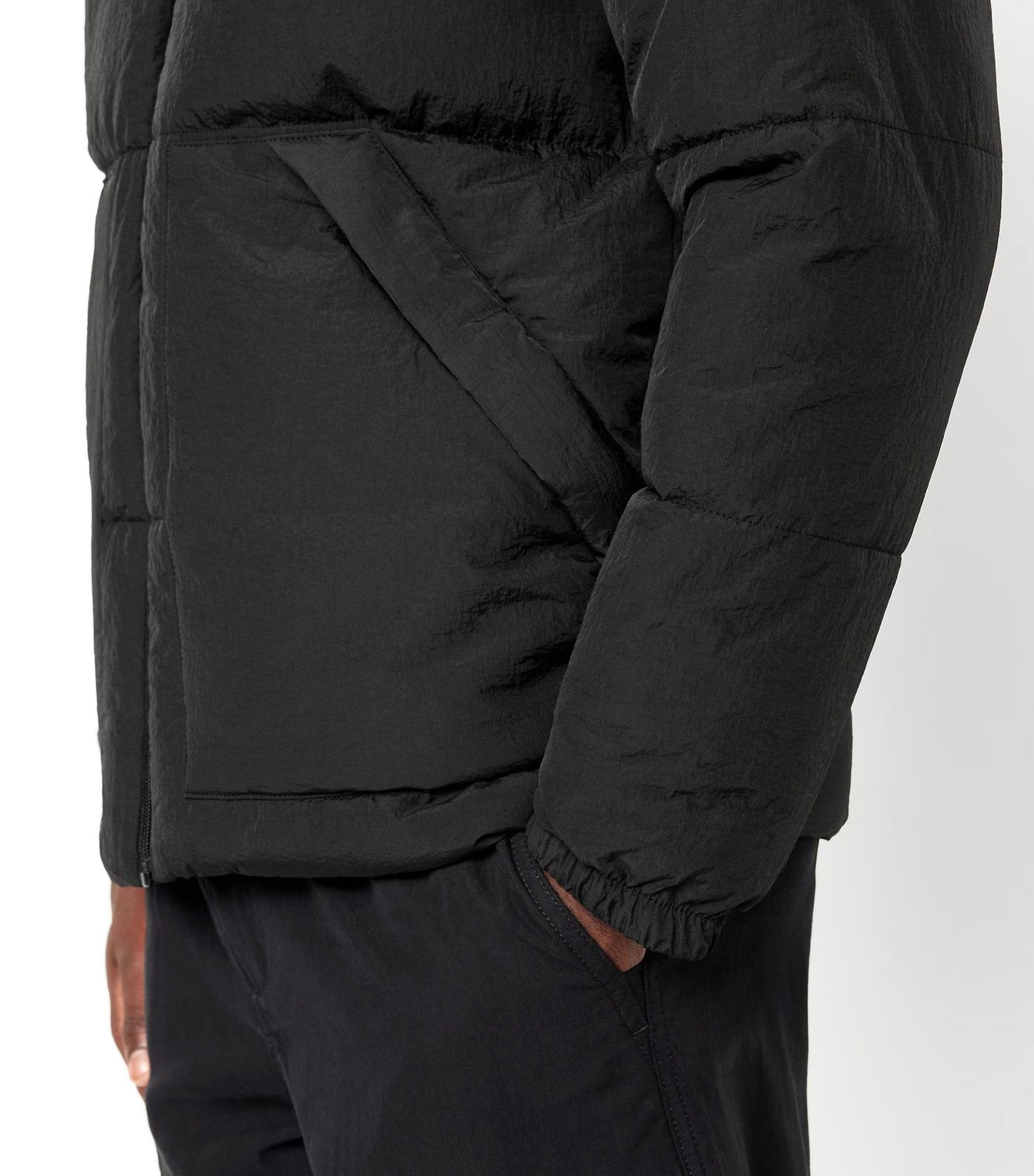 Old Navy Water-Resistant Hooded Puffer Jacket Black Jack