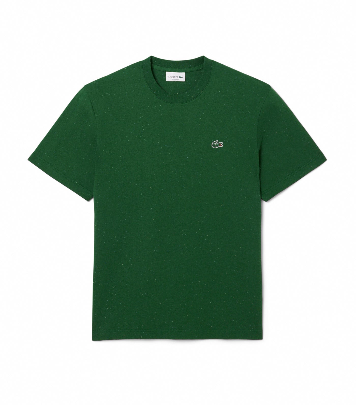 Slub Cotton T-Shirt Bitume Neps