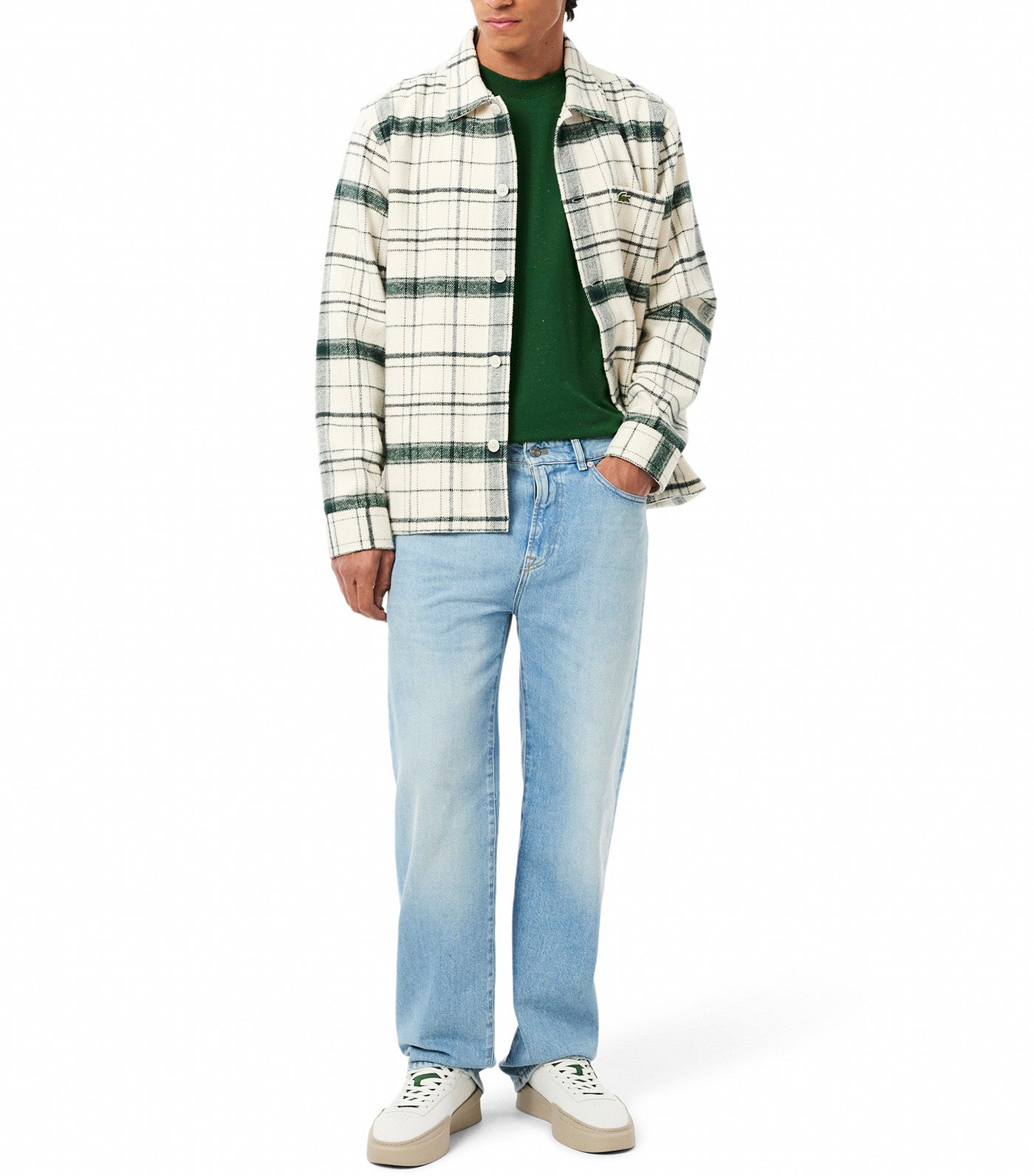 Slub Cotton T-Shirt Bitume Neps