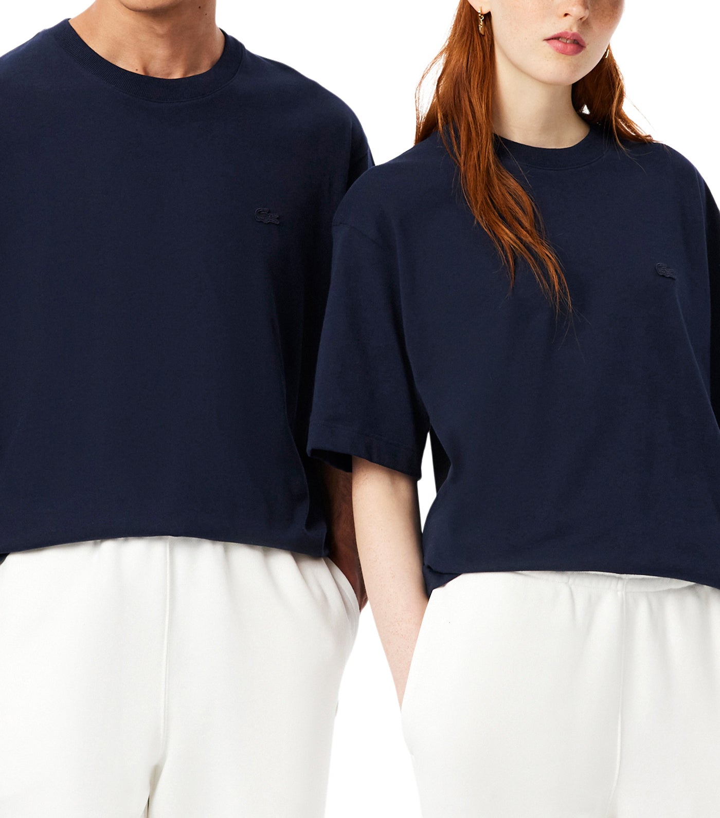 Loose Fit Heavy Jersey T-Shirt Navy Blue
