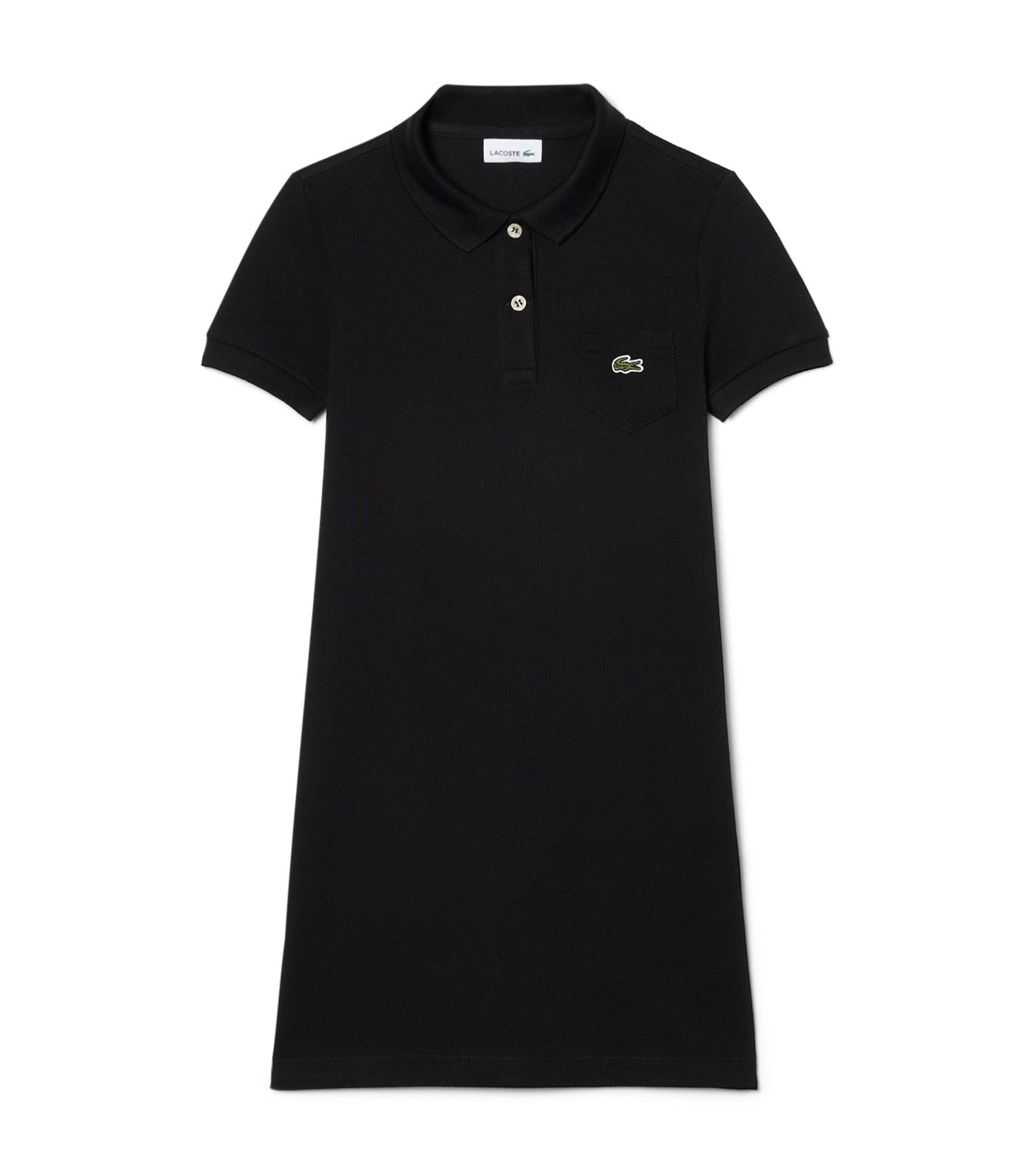 Lacoste Piqué Polo Dress Sesame