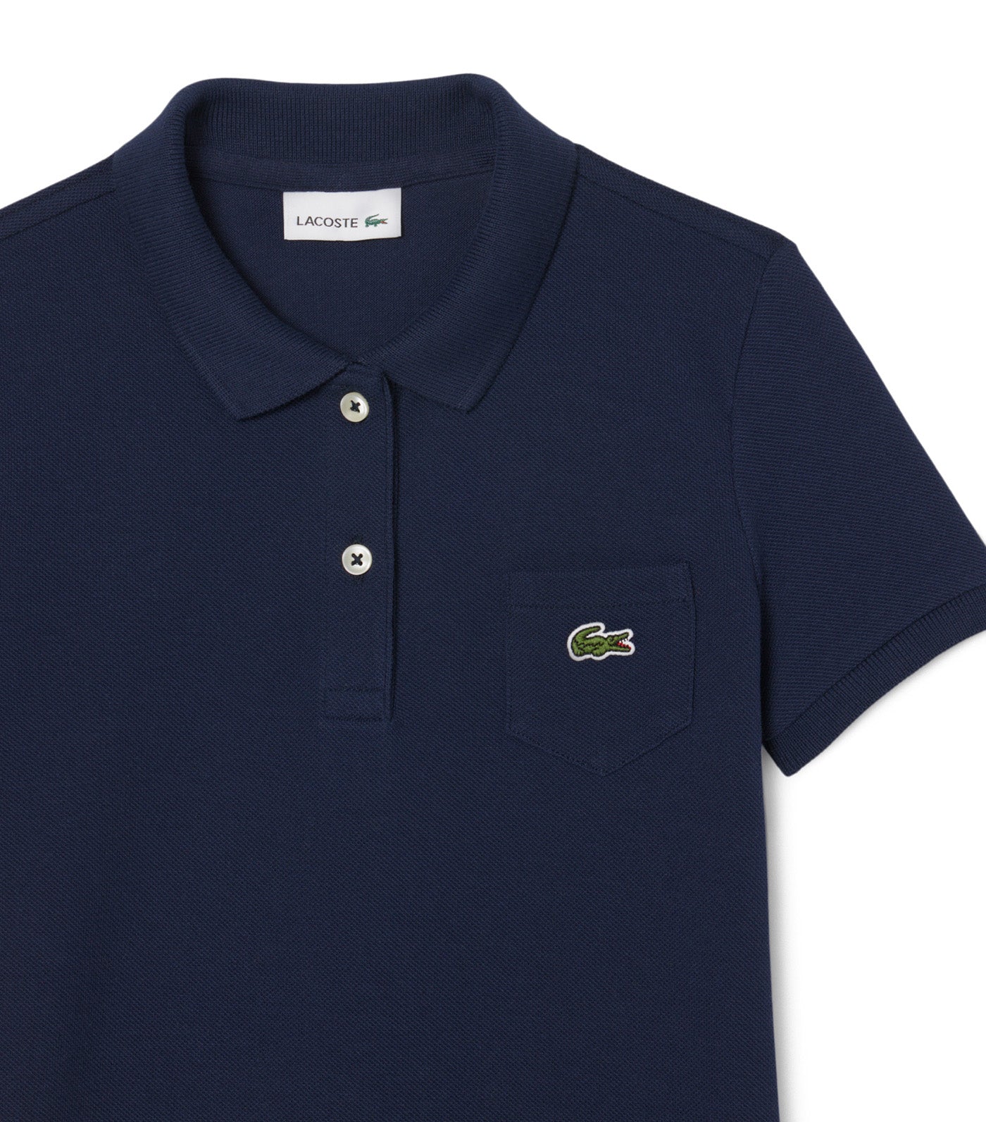Lacoste Piqué Polo Dress Navy Blue