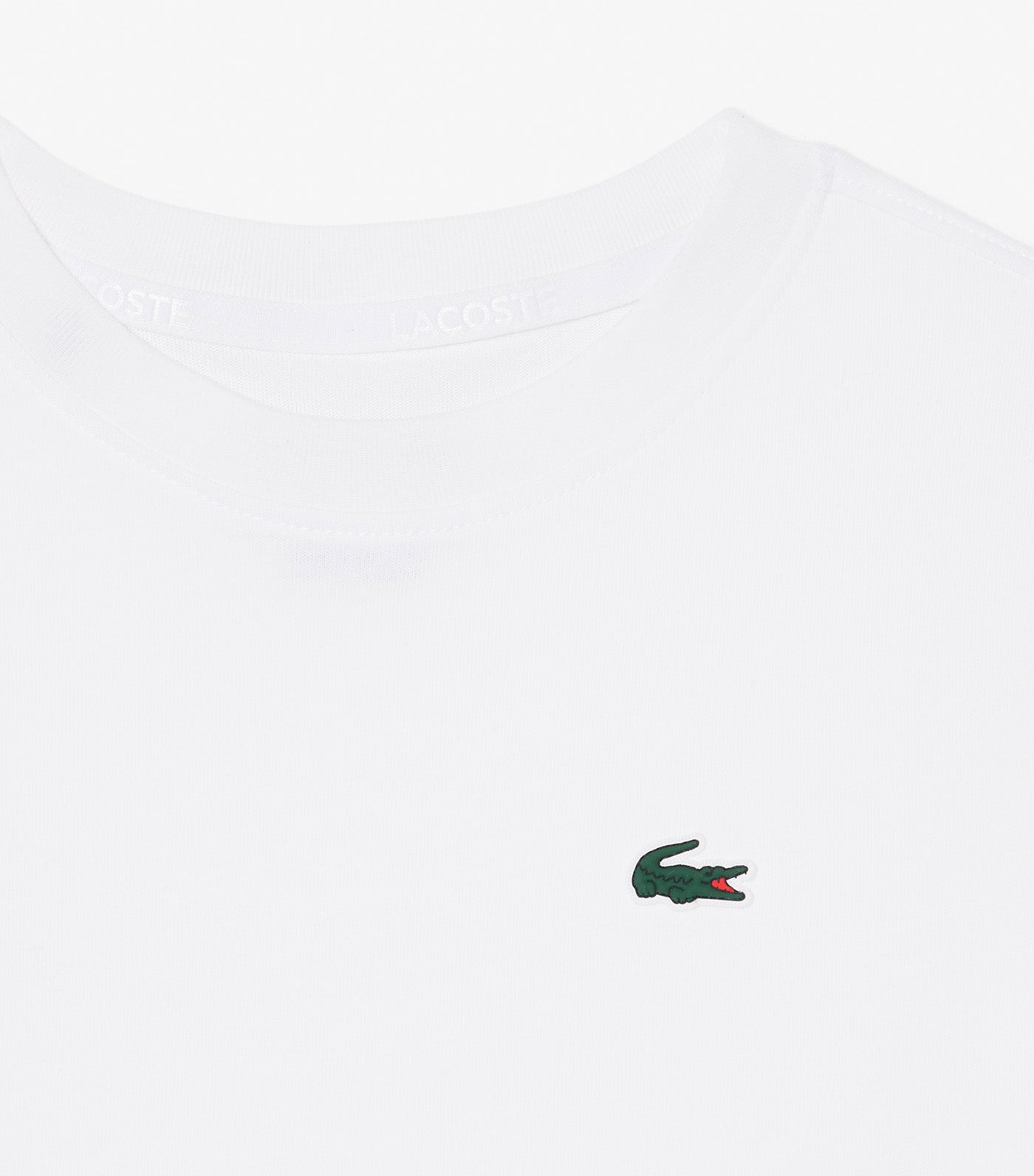 Lacoste Unisex Ultra Dry Technical Cotton Sport T-Shirt White