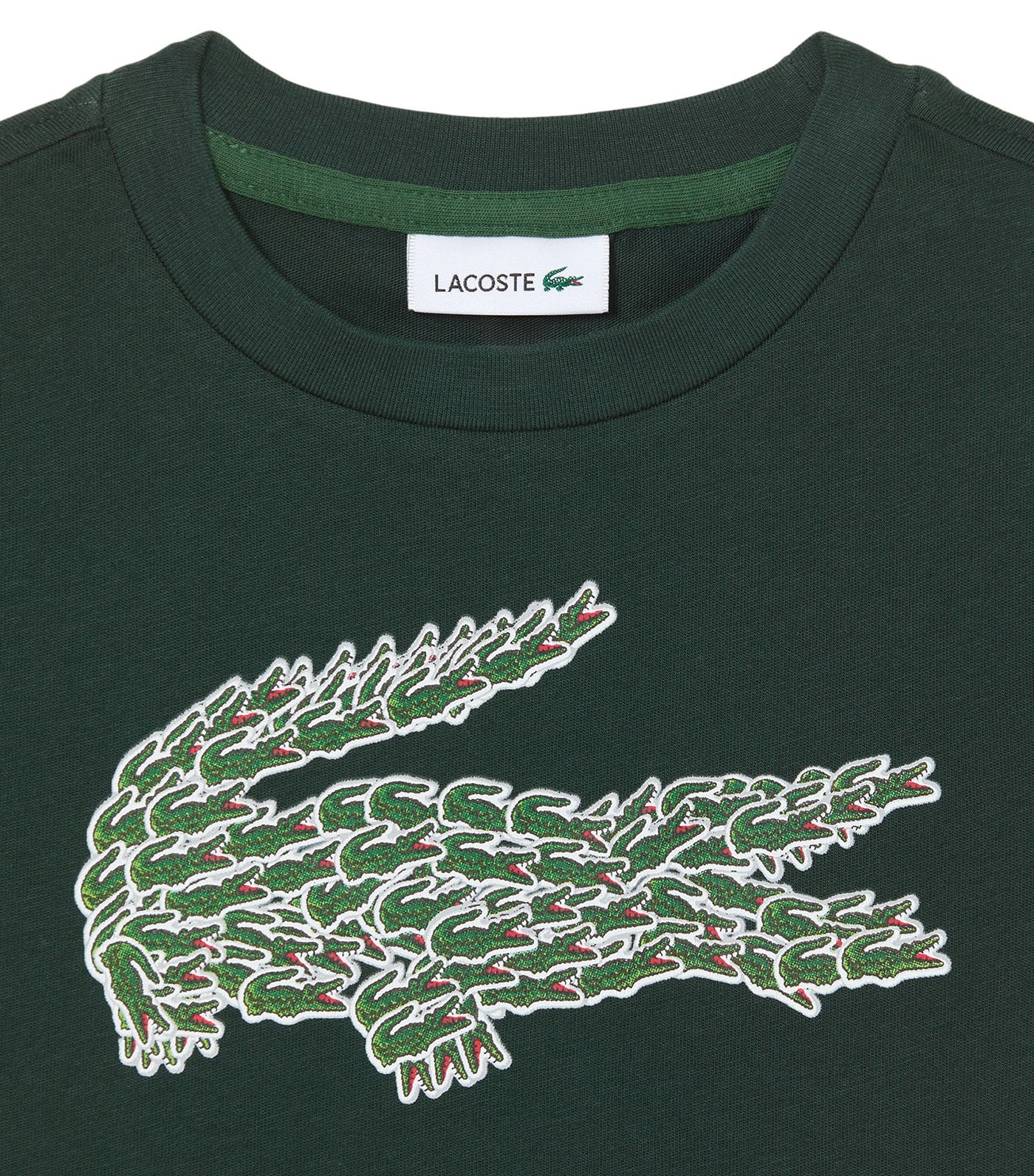 Crocodile Print Cotton T-Shirt