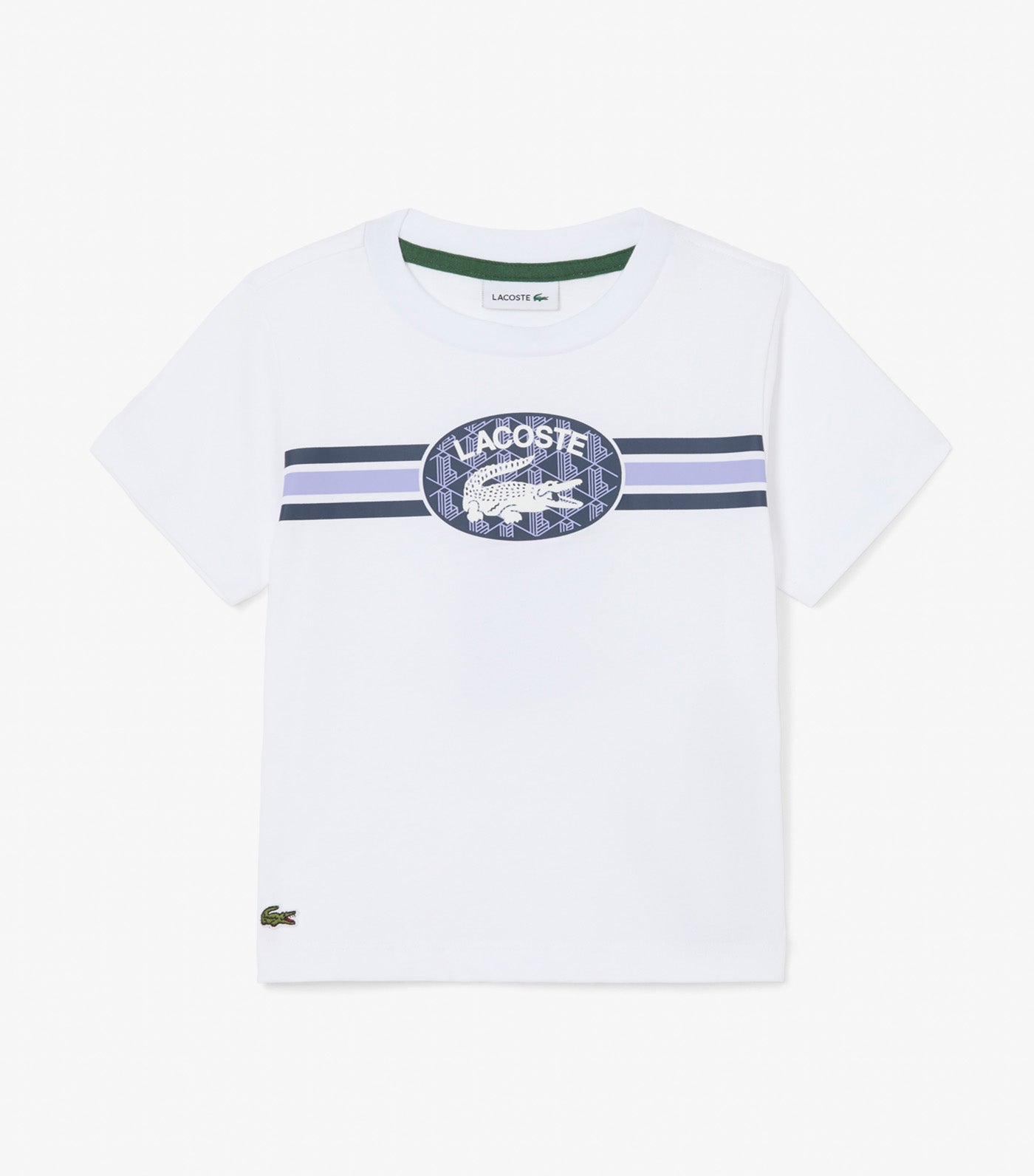 Monogram Print Cotton T-Shirt