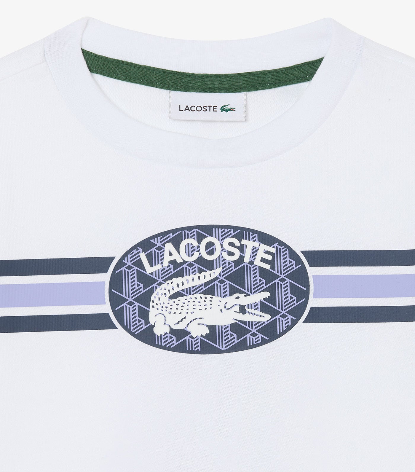 Monogram Print Cotton T-Shirt