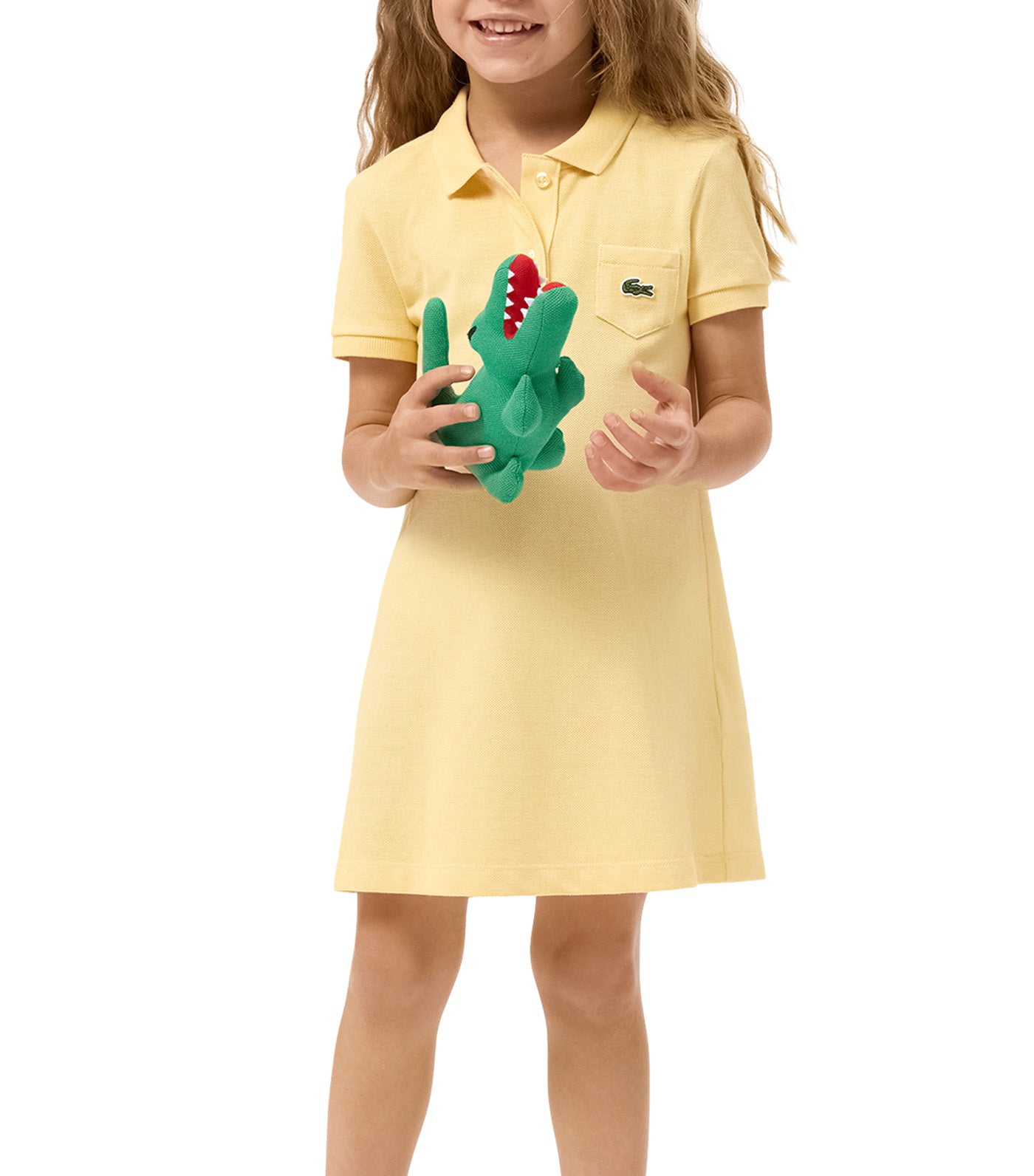 Lacoste Piqué Polo Dress Yellow