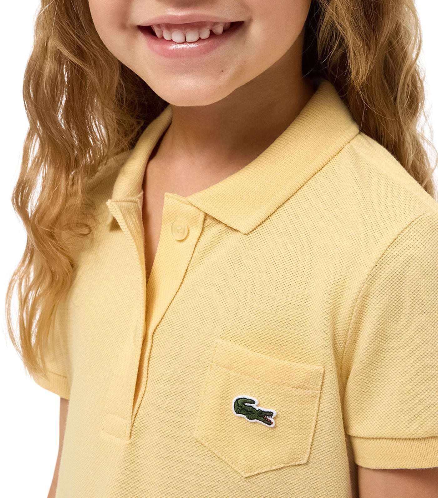 Lacoste Piqué Polo Dress Yellow
