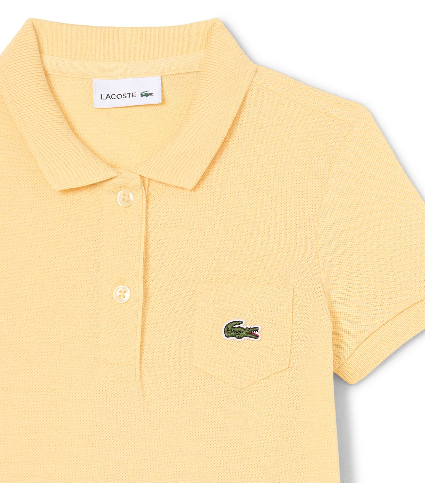 Lacoste Piqué Polo Dress Yellow