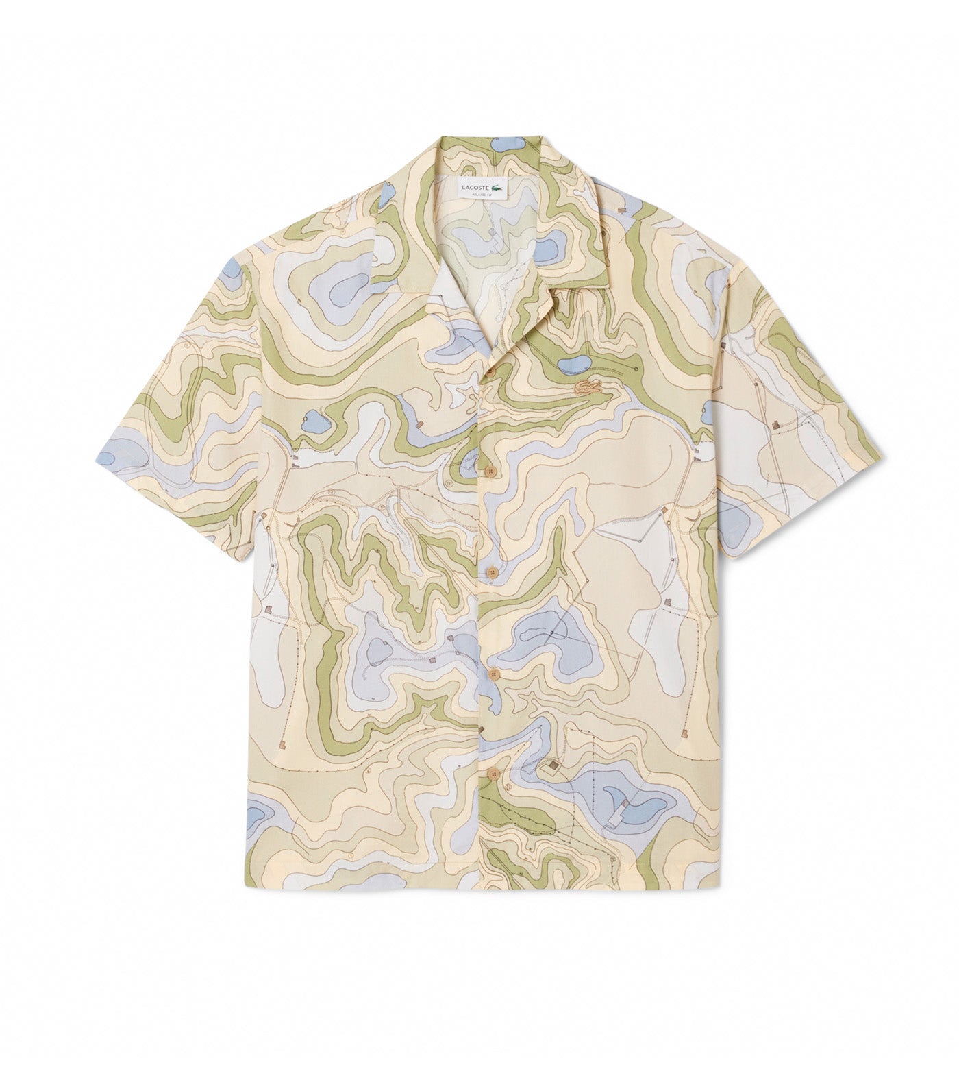 Lacoste Relaxed Fit Short Sleeved Shirt Viennese/Delphinium