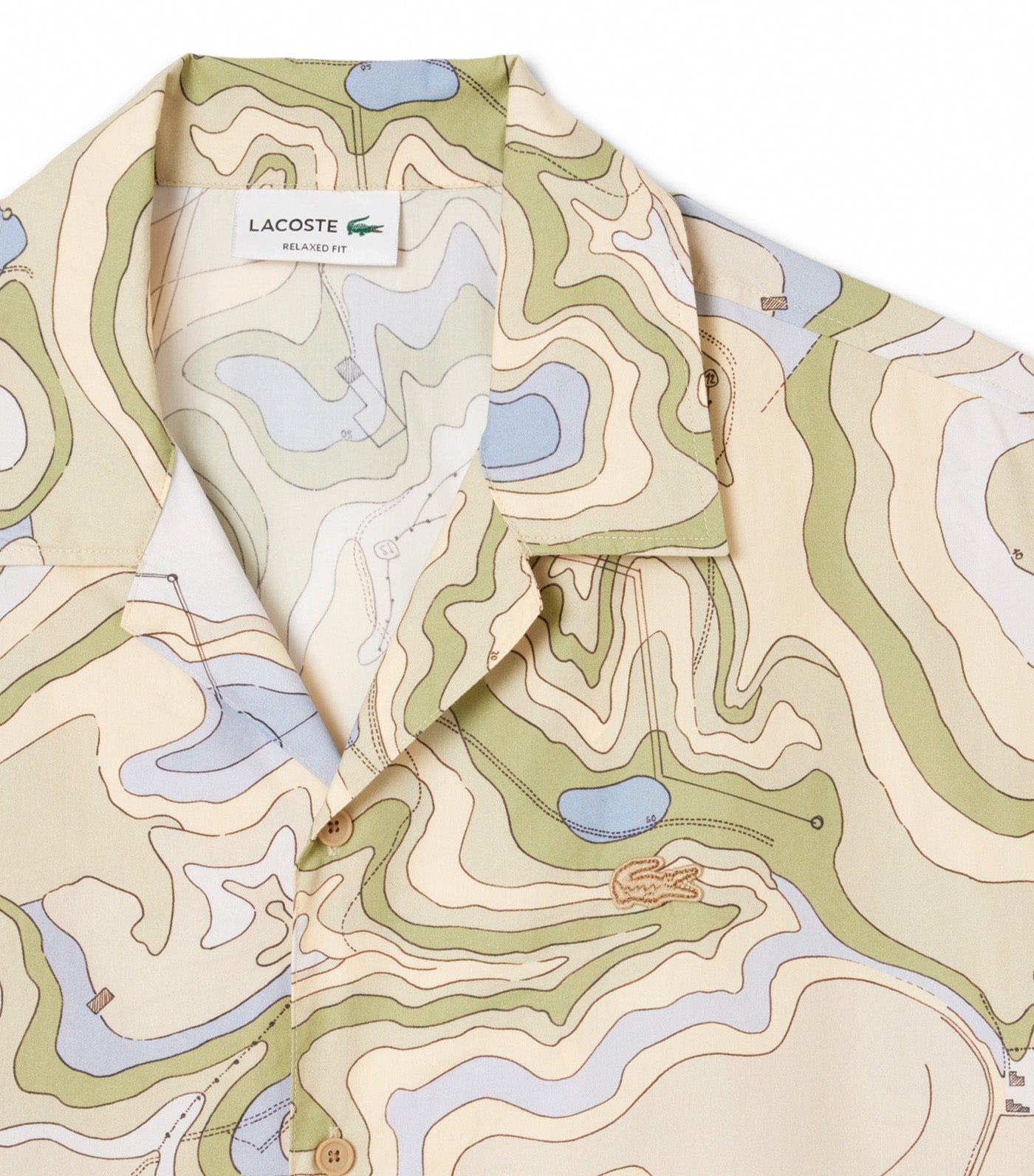 Lacoste Relaxed Fit Short Sleeved Shirt Viennese/Delphinium