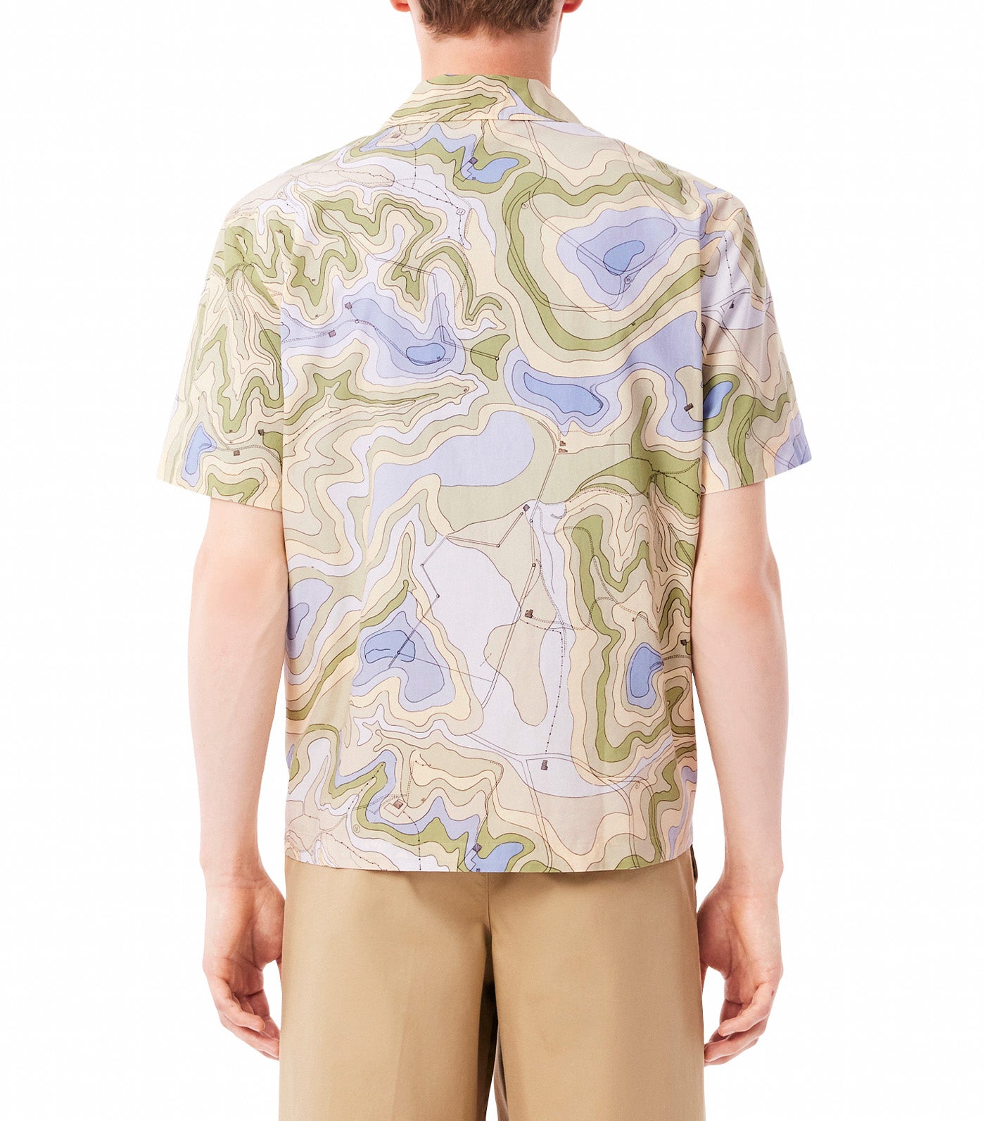 Lacoste Relaxed Fit Short Sleeved Shirt Viennese/Delphinium