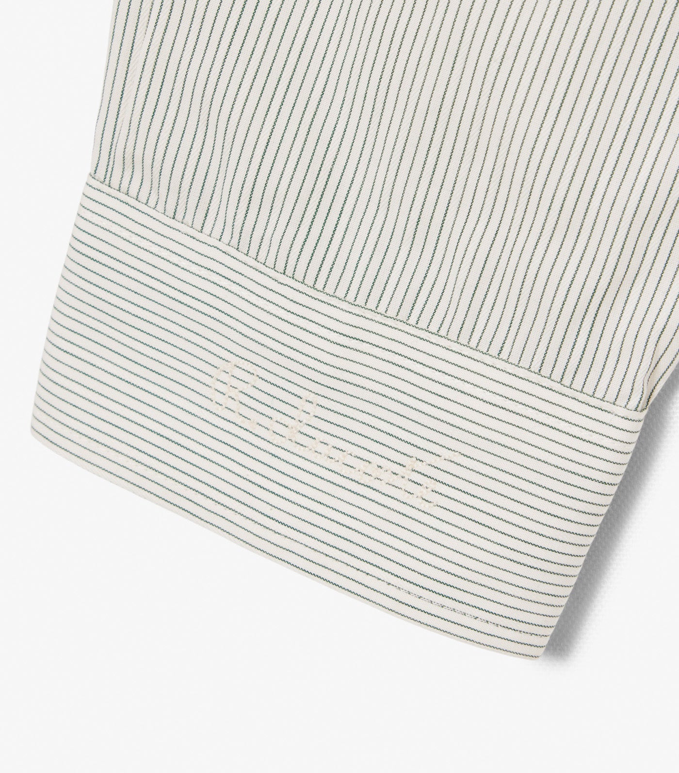 Regular Fit Striped Poplin Shirt Lapland/Sinople