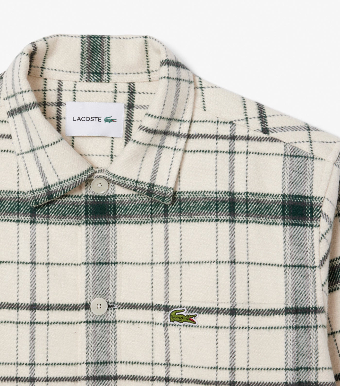 Cotton Plaid Overshirt Lapland/Sinople/Pitch Chine
