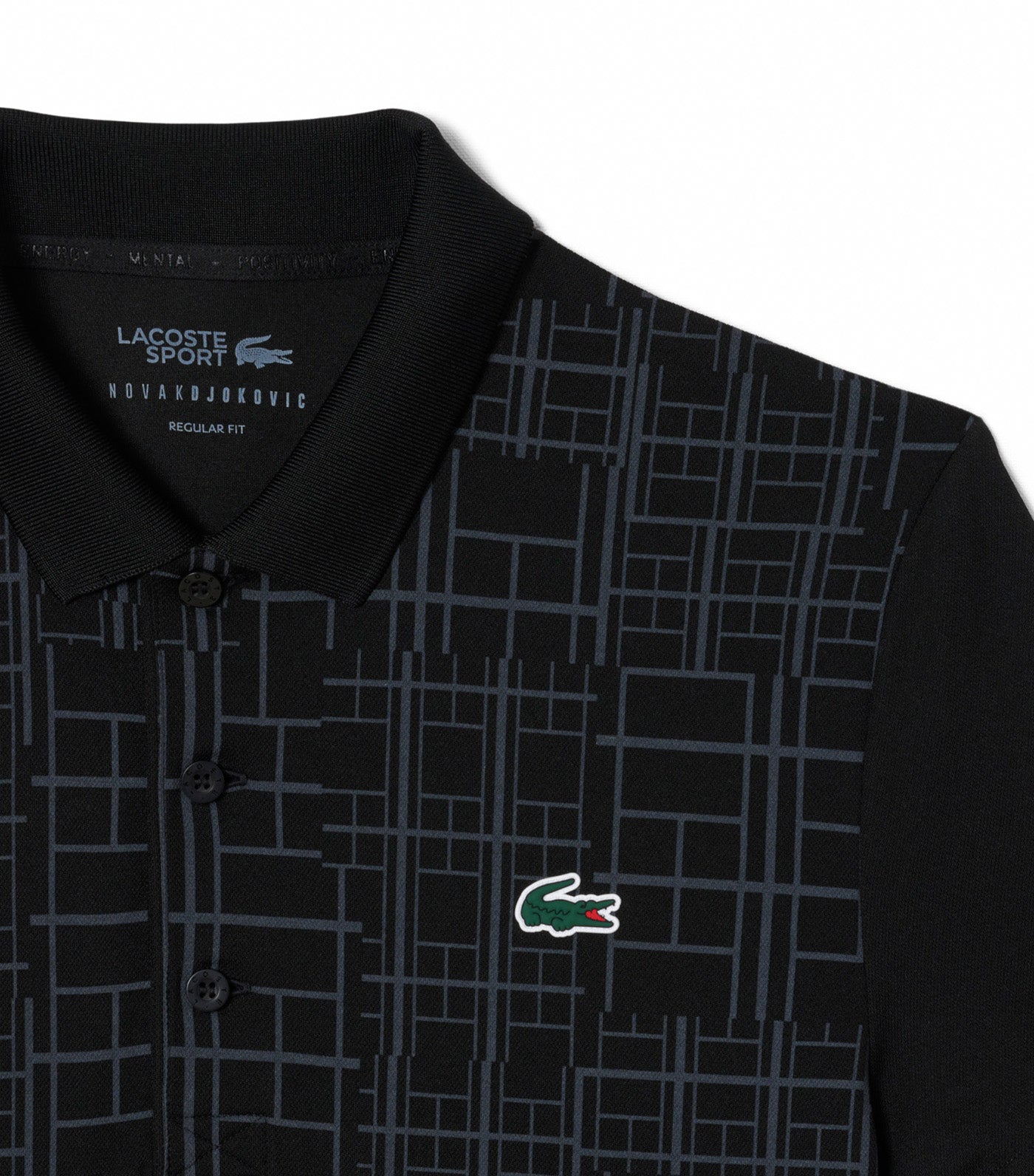 Lacoste Tennis x Novak Djokovic Polo Shirt Black