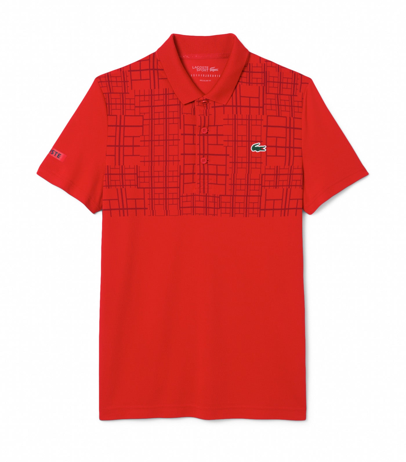 Lacoste Tennis x Novak Djokovic Polo Shirt Red