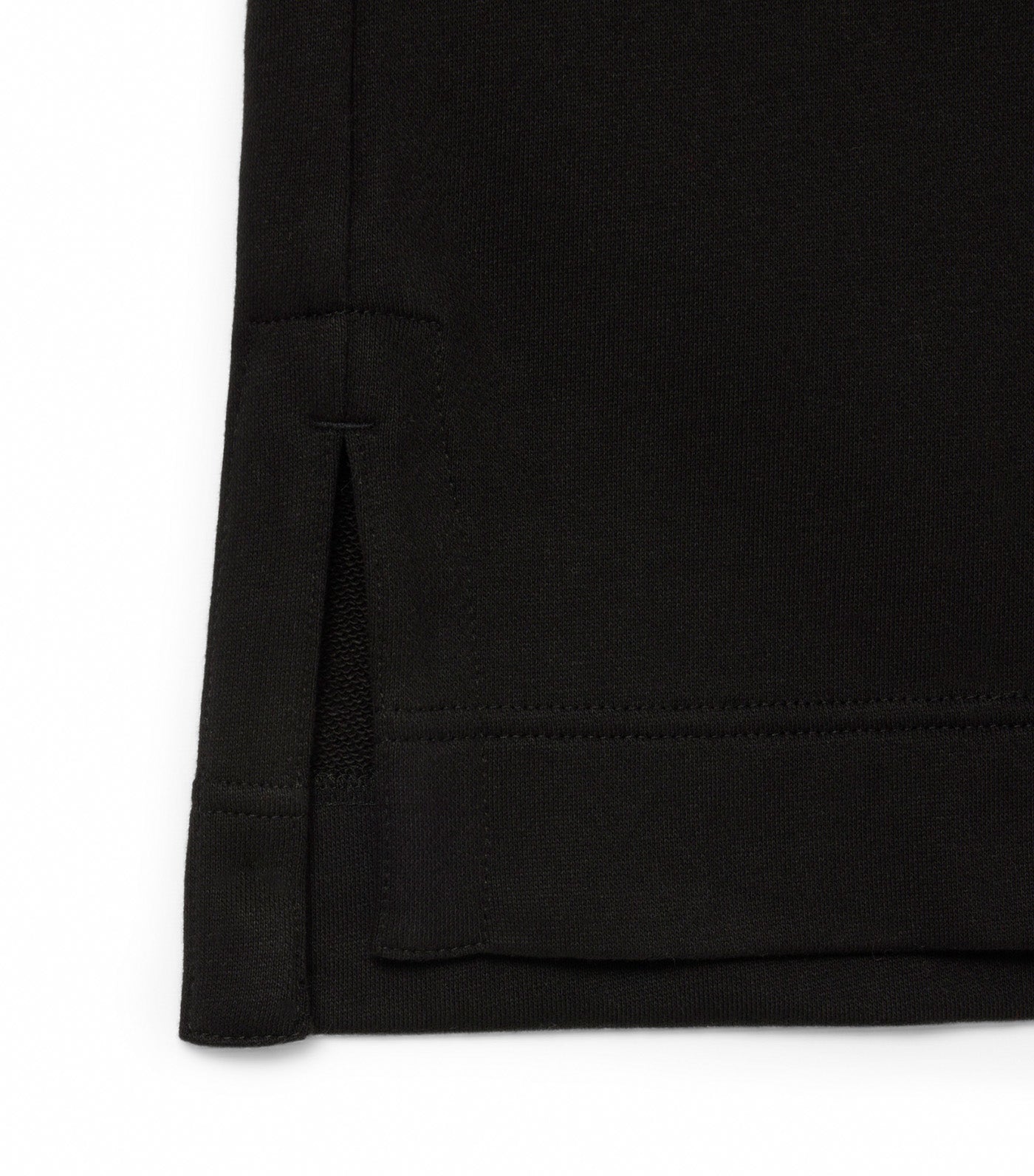 Lacoste Oversized Fleece Sweatshirt Dress Black