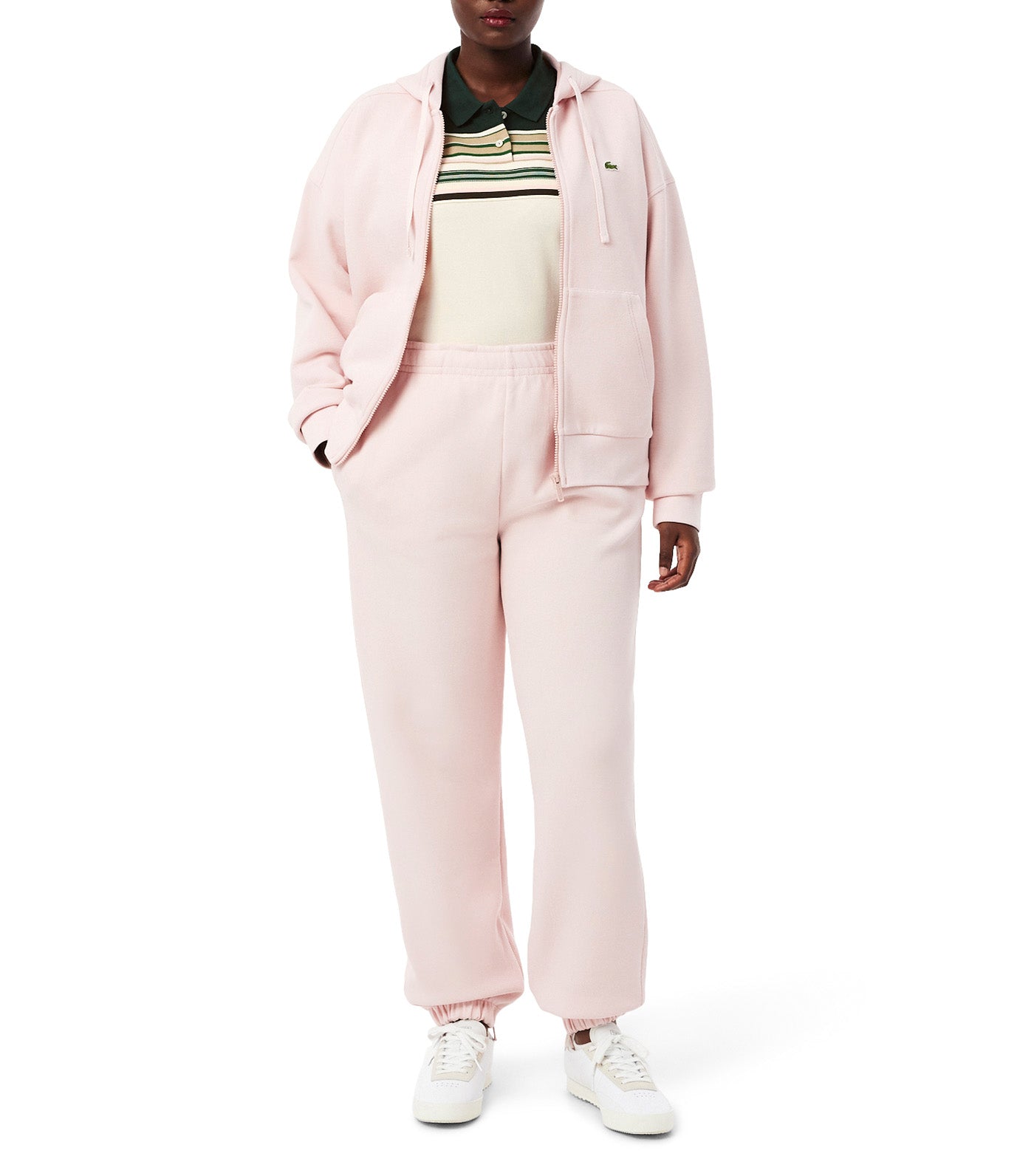 French Made Slim Fit Striped Polo Shirt