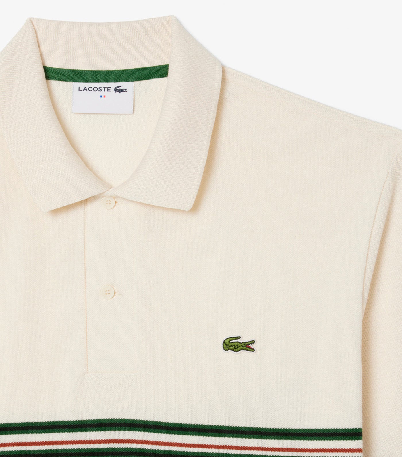 French Made Classic Fit Striped Polo Shirt Lapland