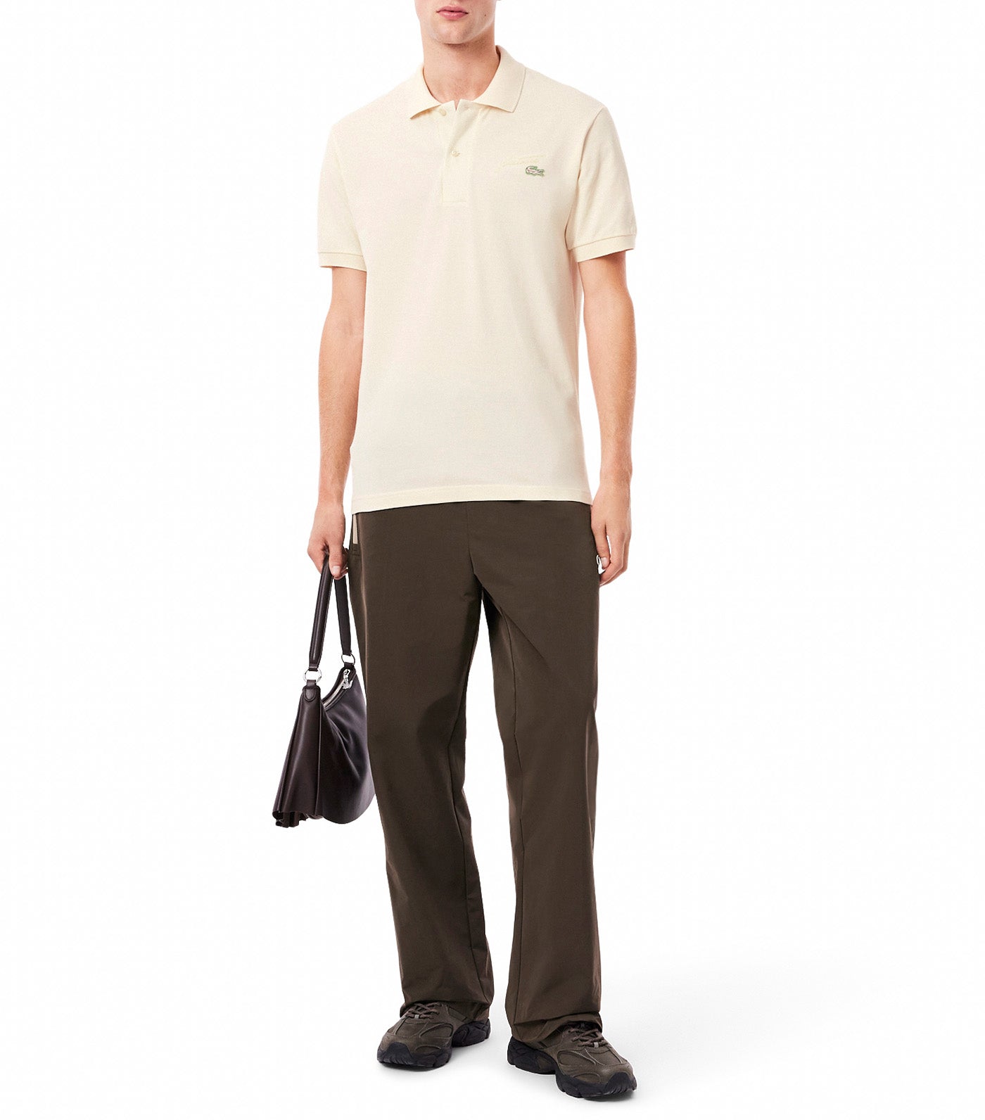 Classic Fit Embroidery Detail Piqué Polo Shirt