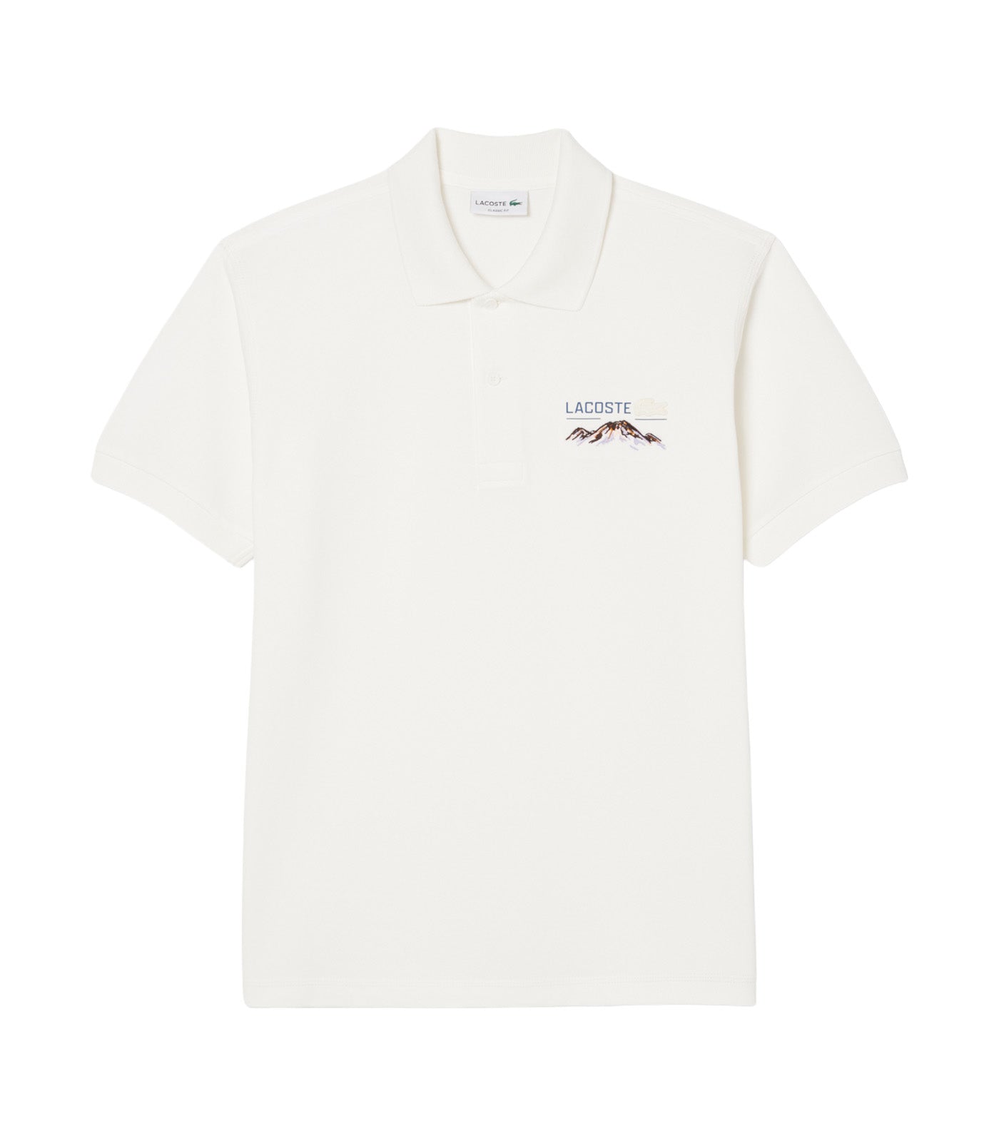 Classic Fit Embroidered Motif Piqué Polo Shirt