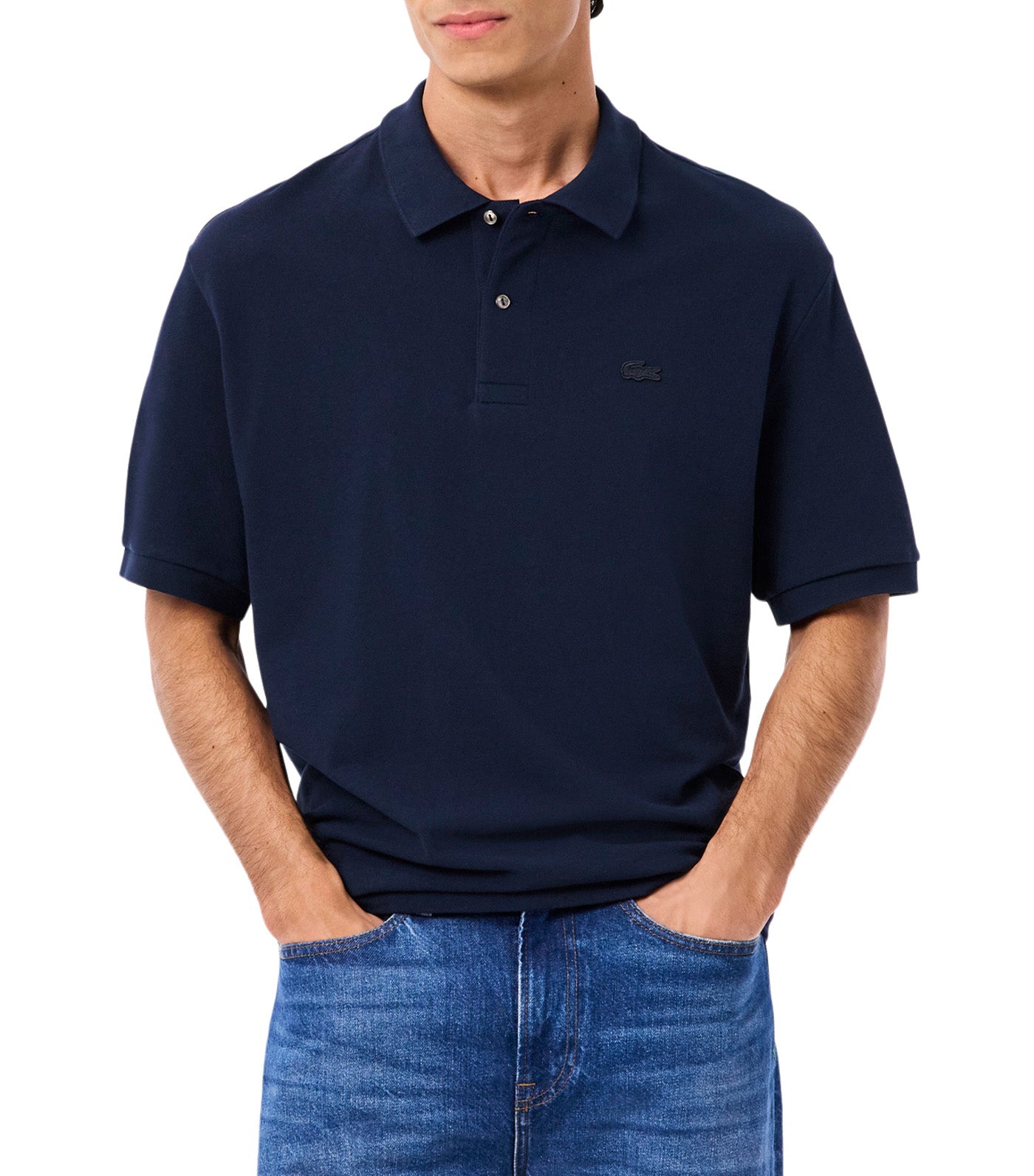 Loose Fit Heavy Piqué Polo Shirt